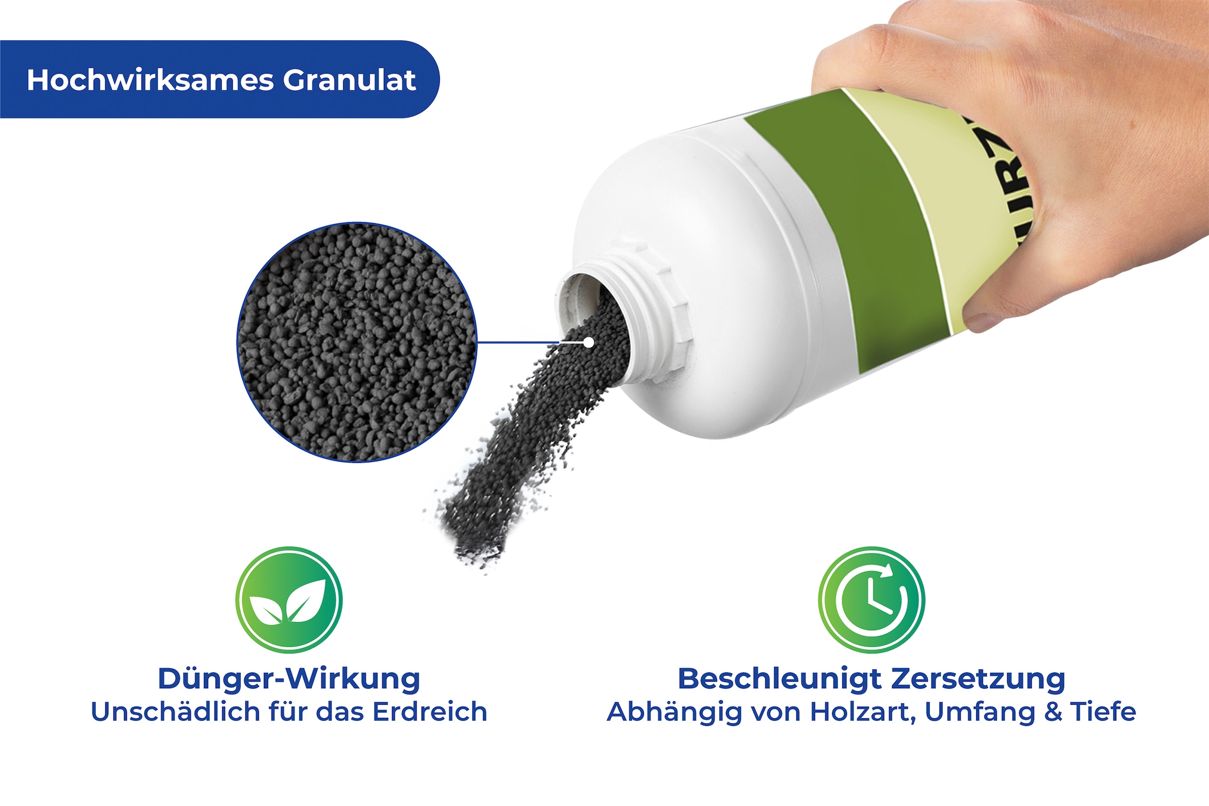 Maximex Unkrautbekämpfungsmittel »Wurzel-weg« 1500 g Granulat