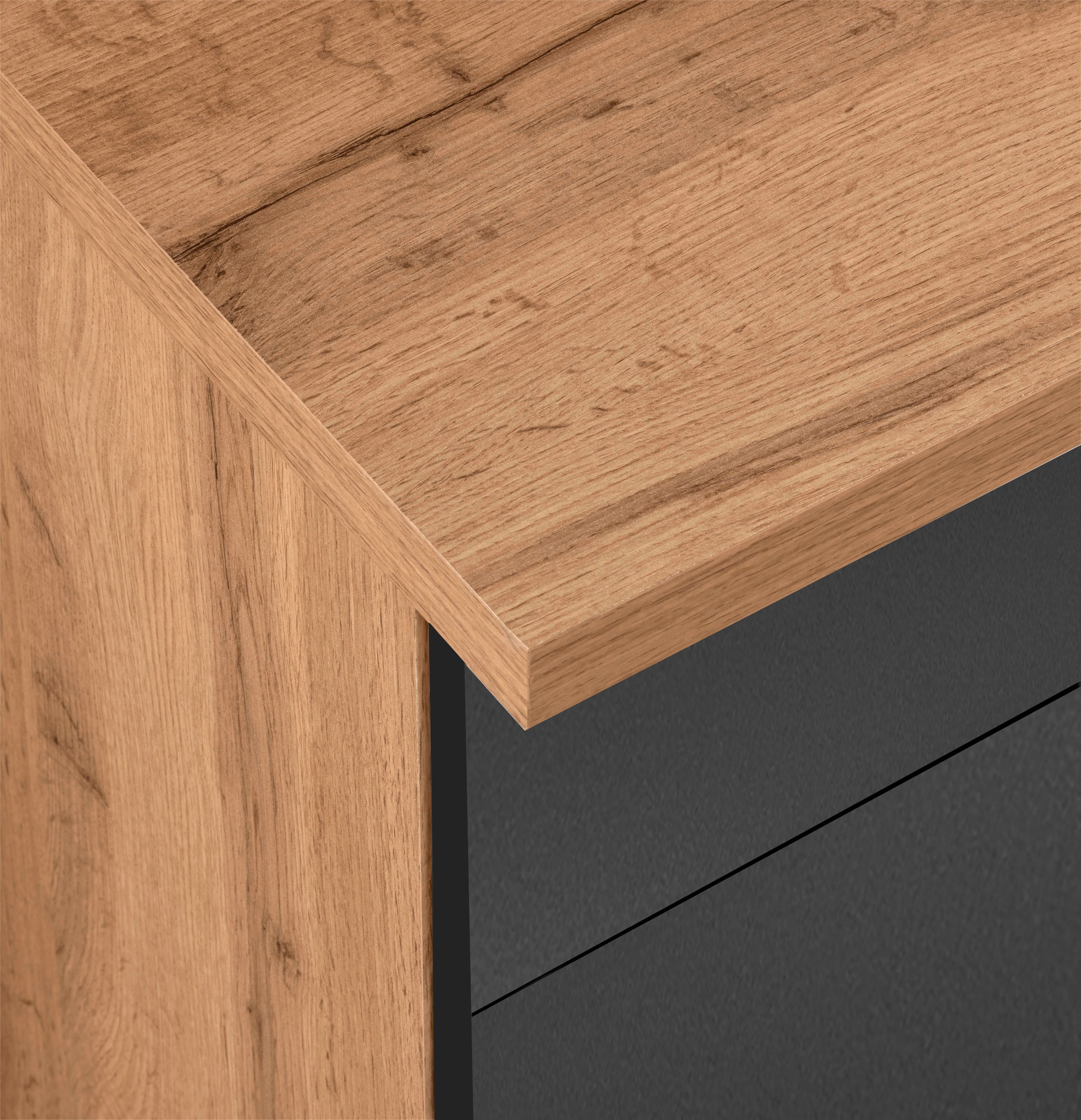 KOCHSTATION Küchenzeile »KS-Wien« Breite 410 cm, wahlweise mit E-Geräten