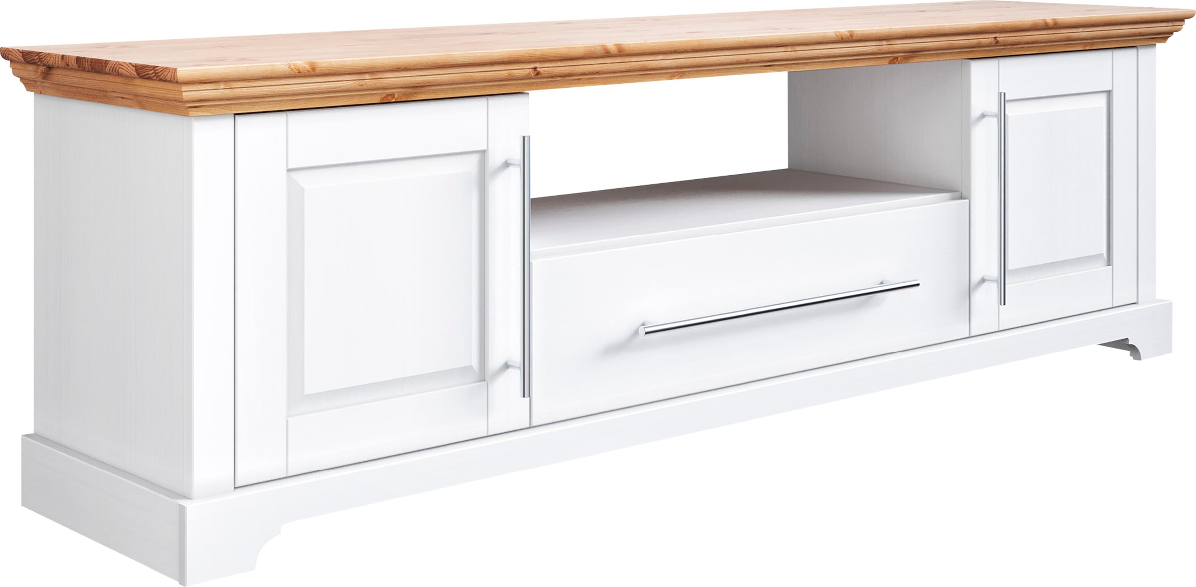 Home affaire TV-Board »Meliss«, Lowboard, 2-türig, Breite 171 cm, Kiefer massiv, FSC®