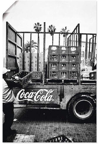 Wandbild »CocaCola-LKW in El Jadida - Marokko«, Auto, (1 St.)