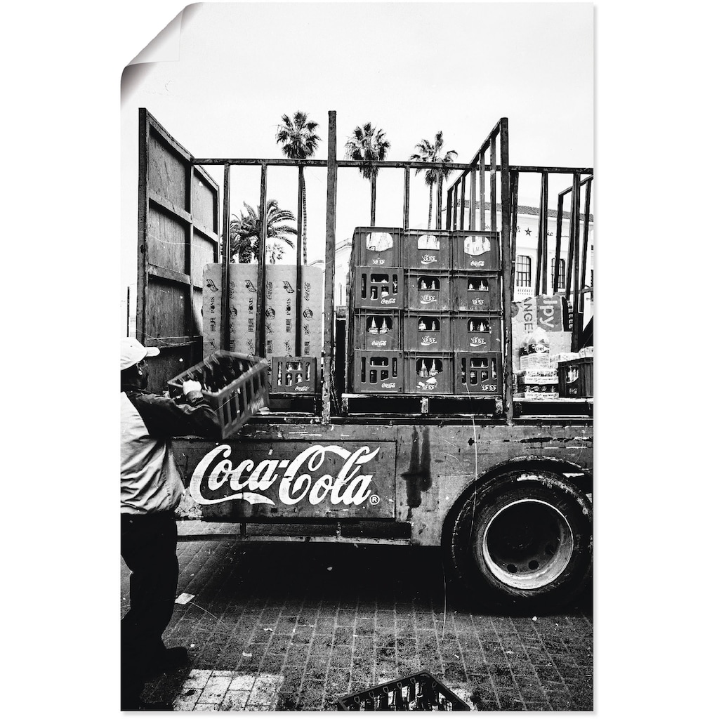 Artland Wandbild »CocaCola-LKW in El Jadida - Marokko«, Auto, (1 St.)