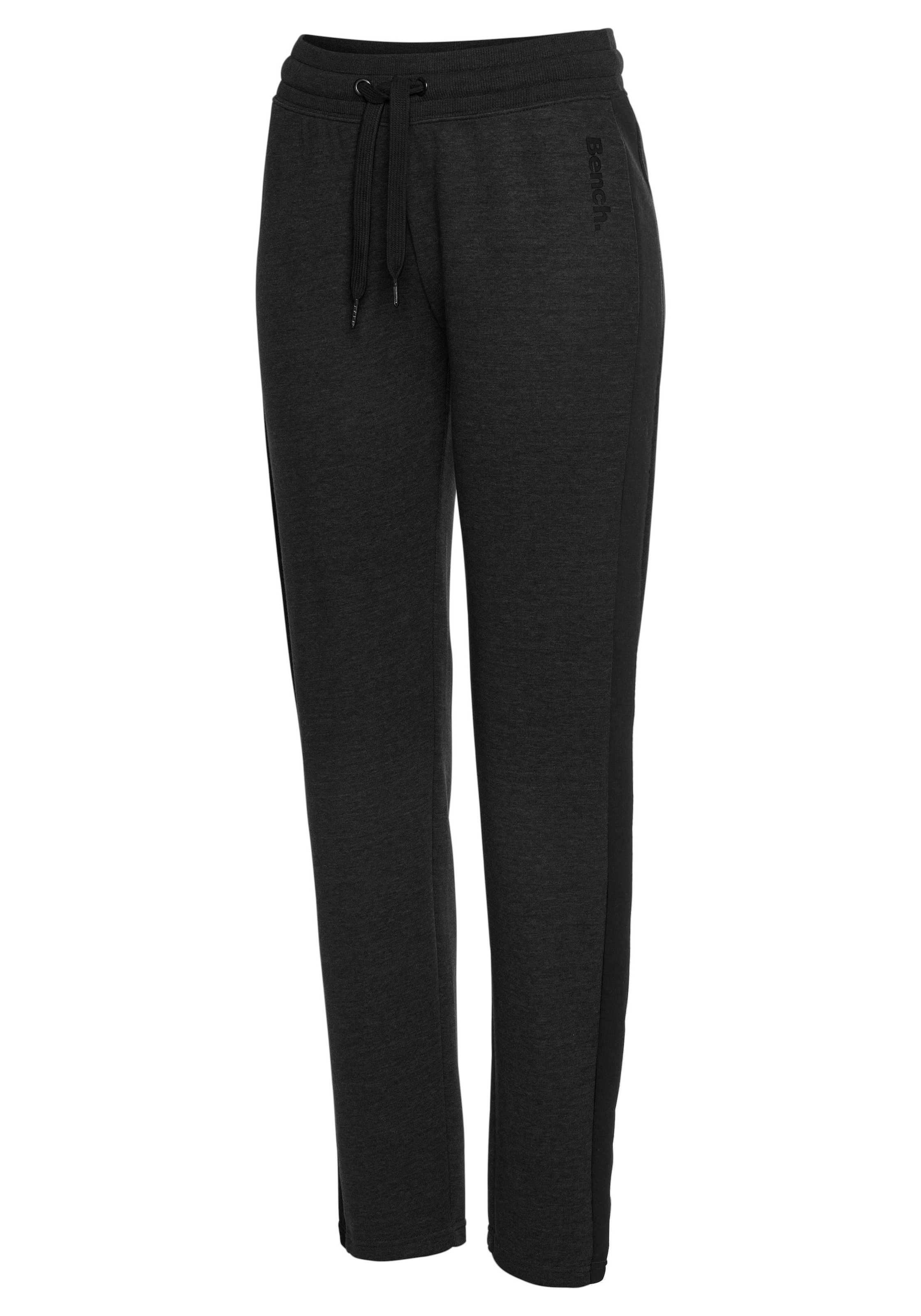 Bench. Loungewear Loungehose, mit Seitenstreifen und geradem Bein, Loungeanzug