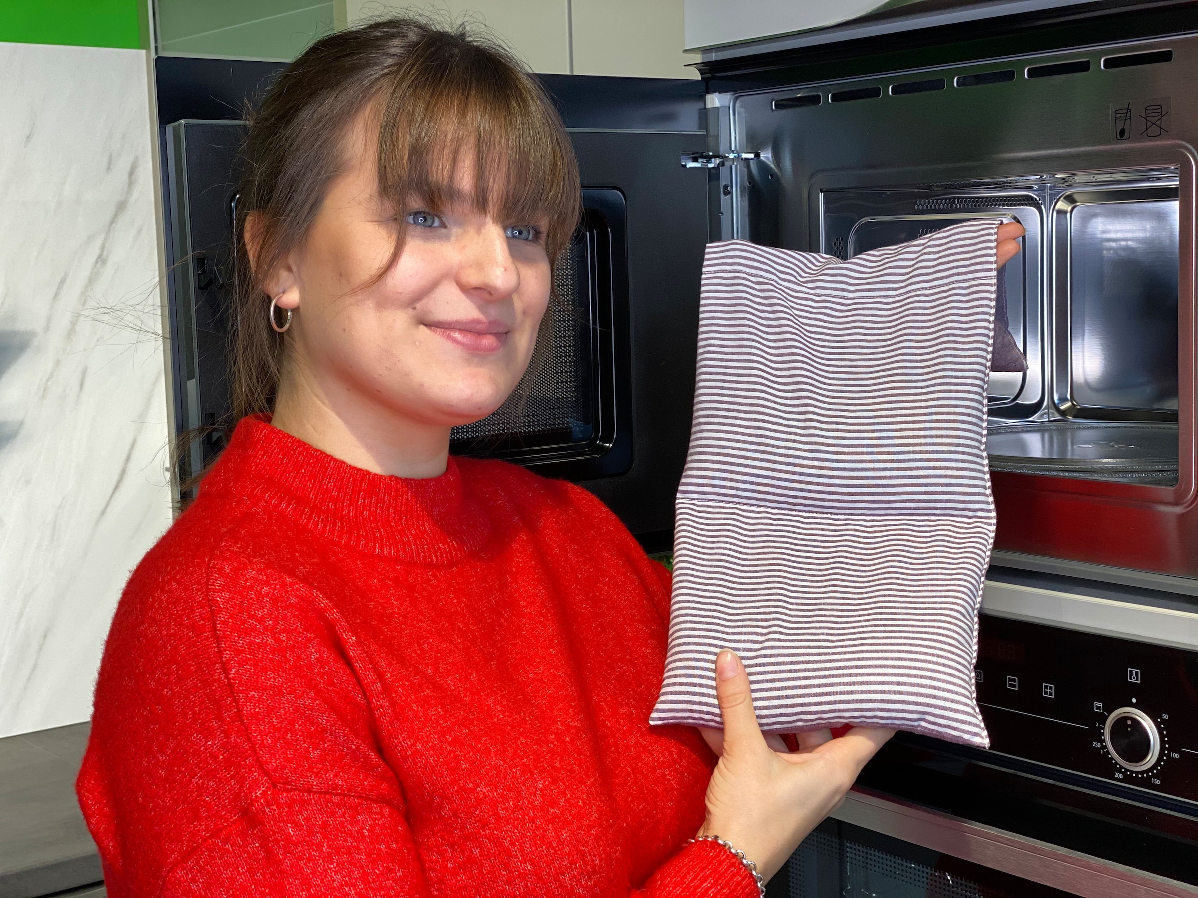 herbalind Wärmekissen »3 Kammer Wärmekissen mit Lavendel, aubergine 4500« auch als Kältekissen verwendbar