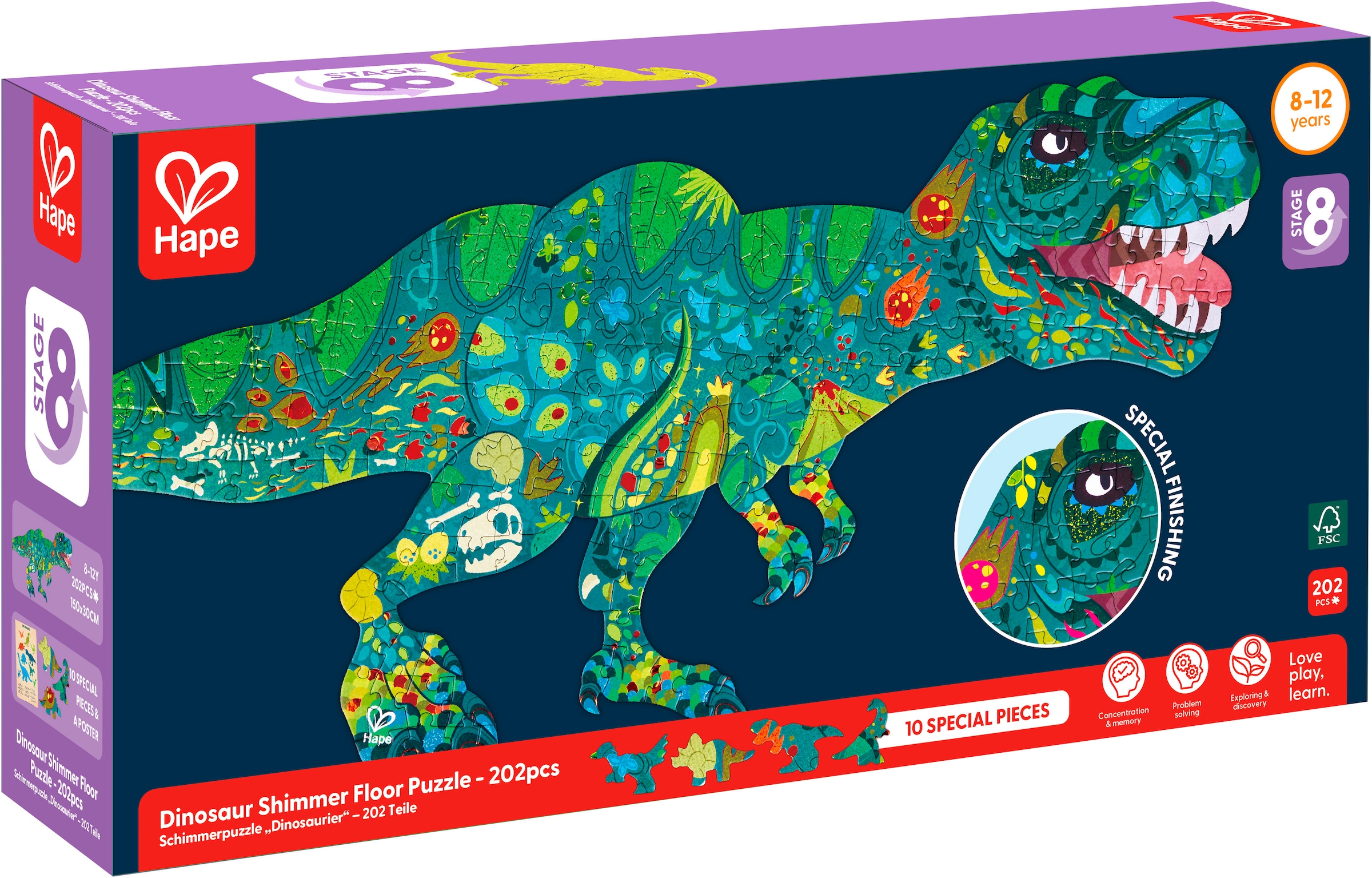 Hape Konturenpuzzle »Dinosaurier«