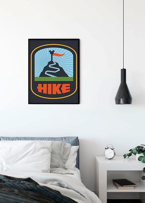 Komar Bild »Mickey Mouse Hike«, Disney, (1 St.), Wandbild zur Dekoration im Kinderzimmer - ohne Rahmen