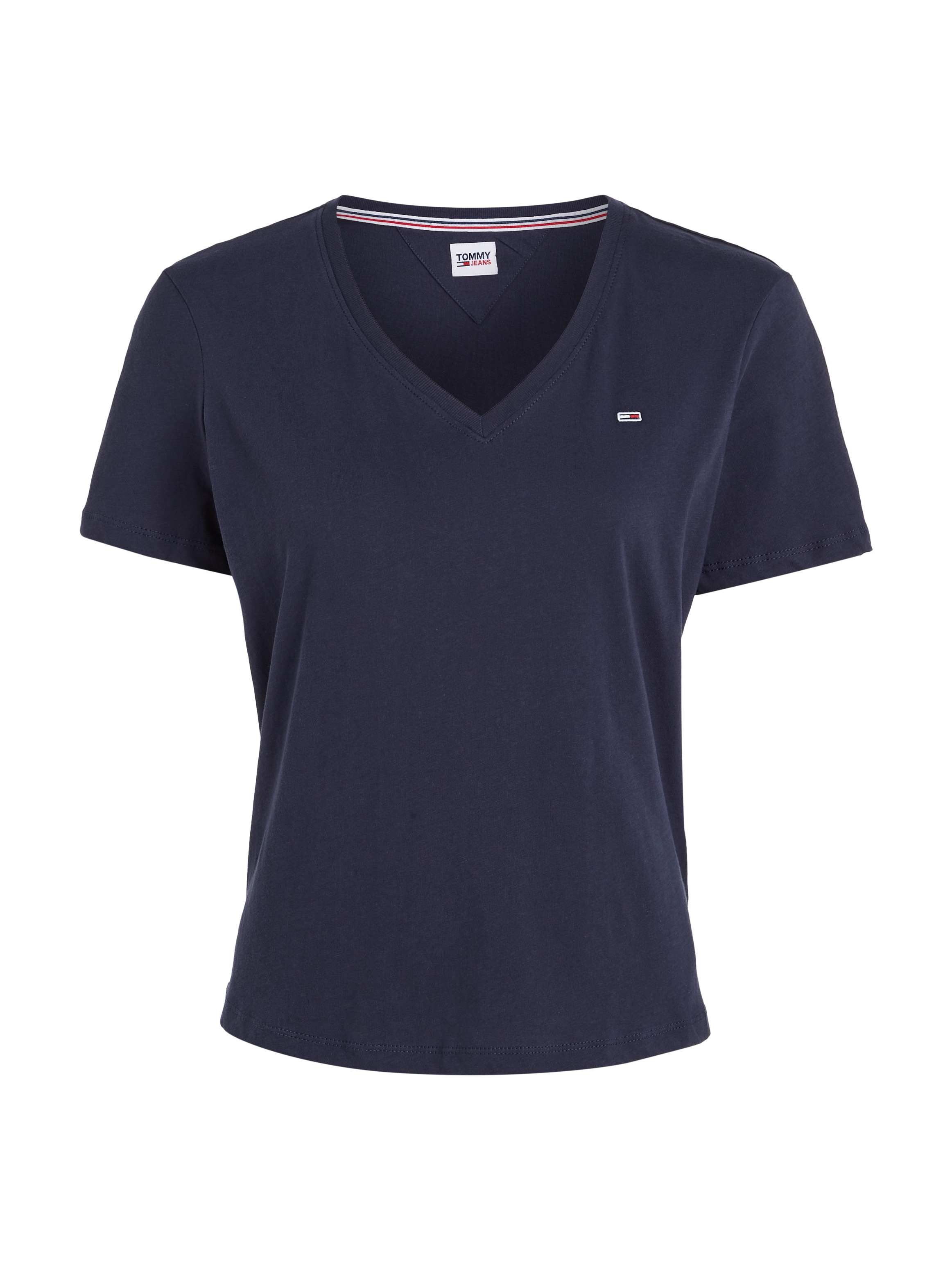 Tommy Jeans V-Shirt, mit Tommy Jeans Logo-Flag auf der Brust