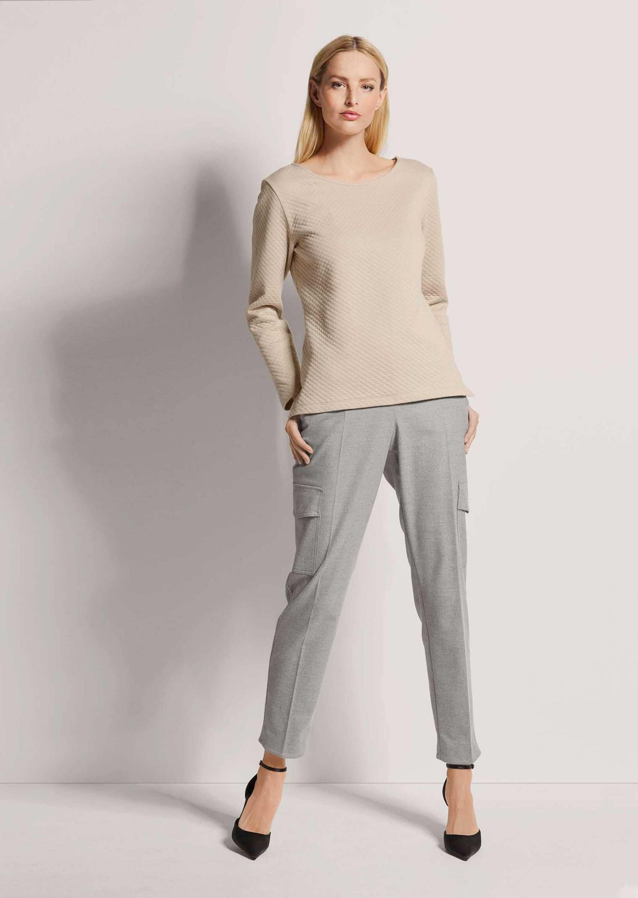 MADELEINE Langarmshirt »Sweatshirt Sweatshirt mit Struktur«