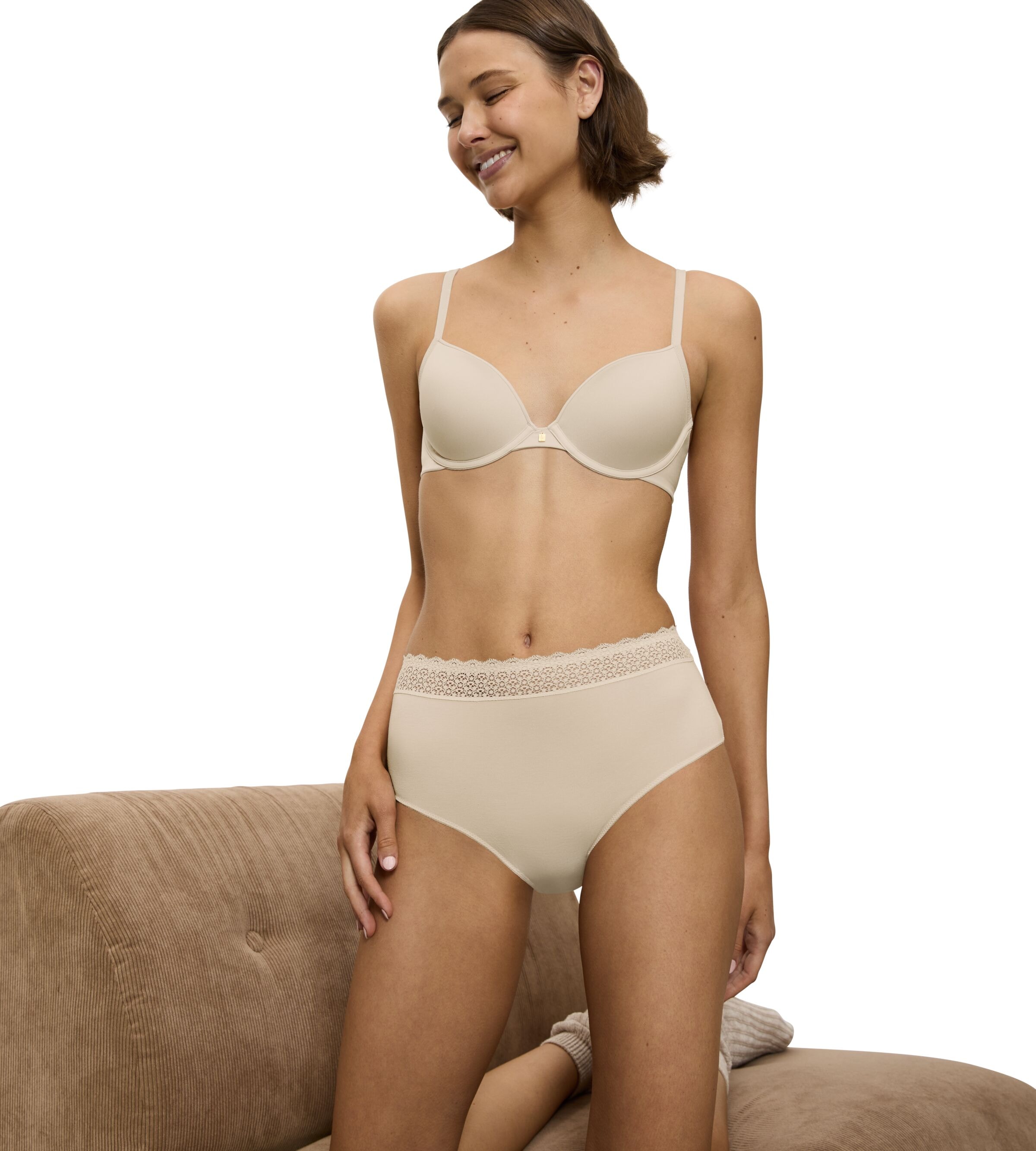Triumph Midislip »Feel of Modal«, (2er Pack), sehr weich, elastischer Bund mit Spitze, leicht