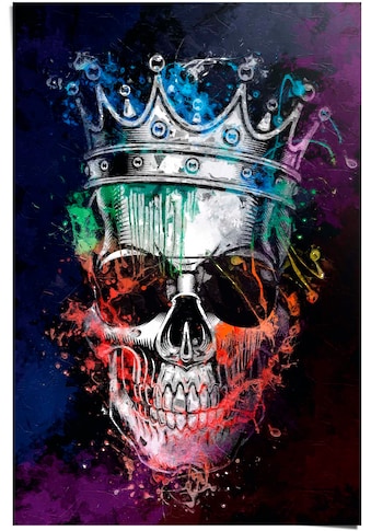 Poster »Graffity Totenkopf«