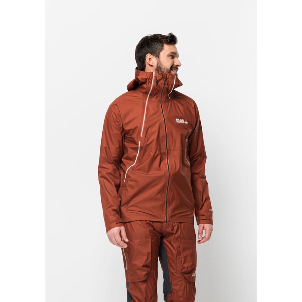 Jack Wolfskin Skijacke »ALPSPITZE AIR 3L JKT M«, mit Kapuze