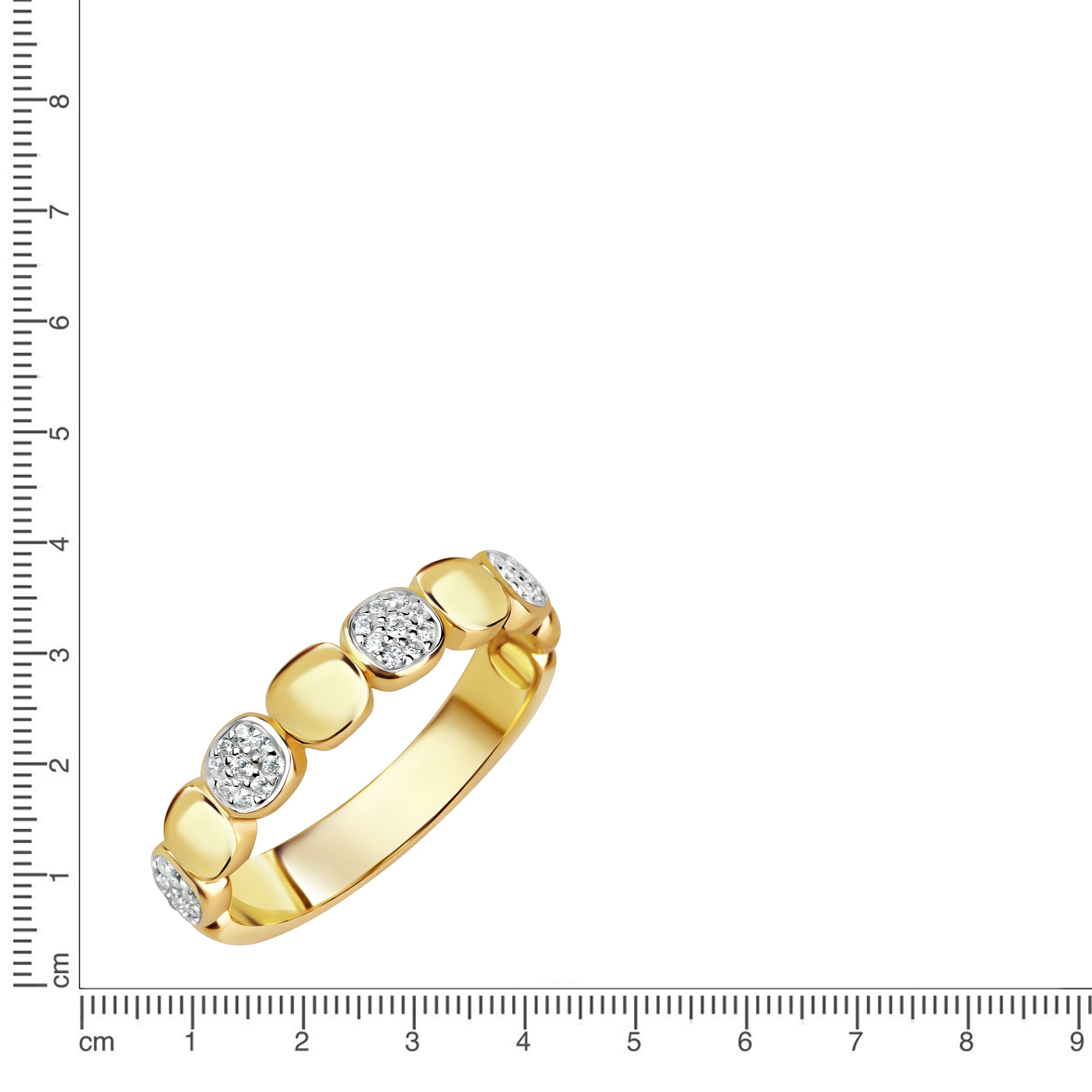 Firetti Silberring »Schmuck Geschenk Silber 925 Damenring Ring Viereck« mit Zirkonia (synth.)