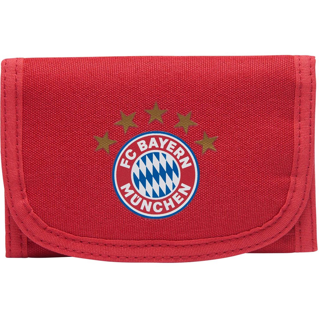 FC Bayern Geldbörse »FC Bayern München 5 Sterne Logo rot«