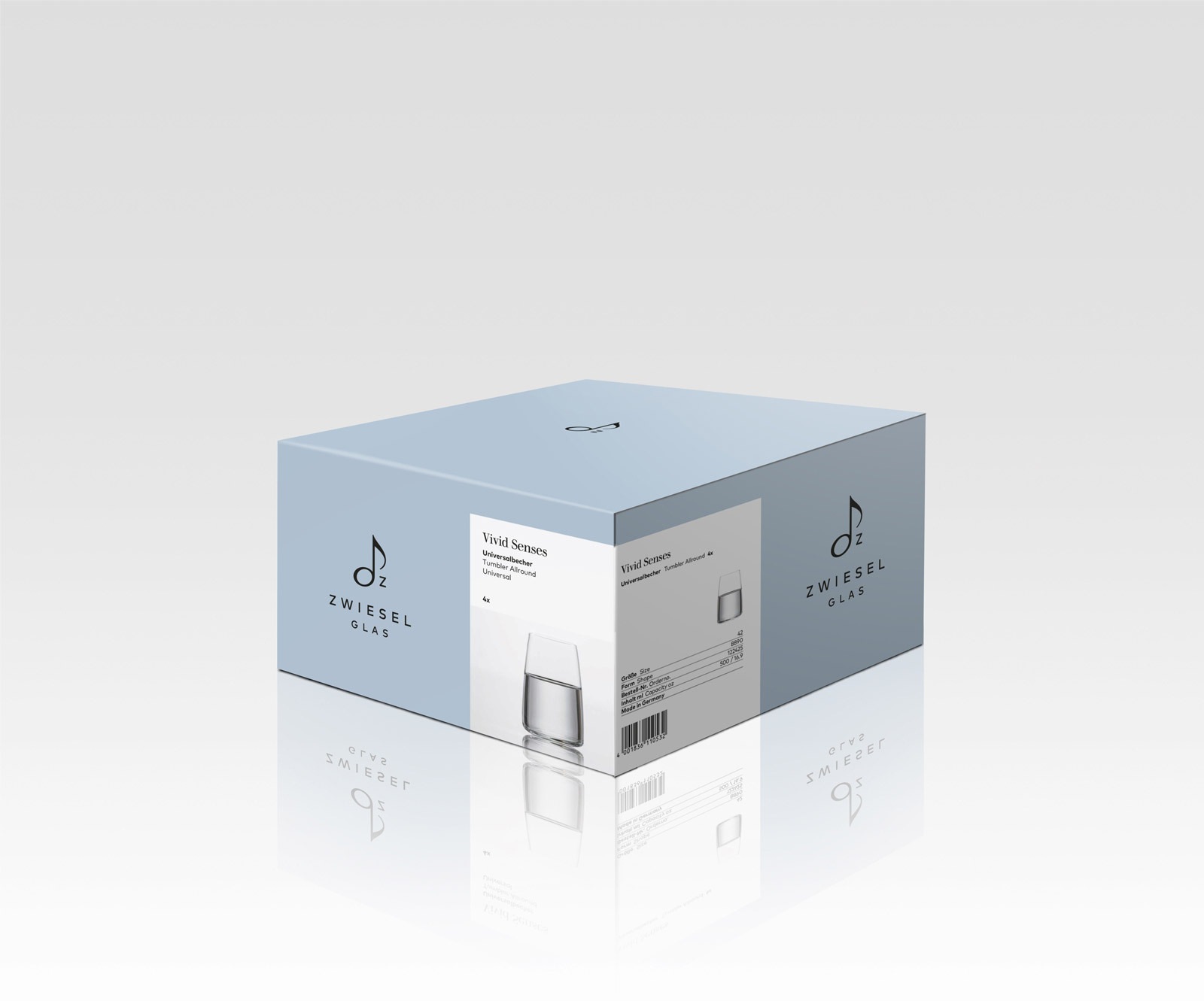 Zwiesel Glas Glas »Becher Vivid Senses 500 ml 4er Set transparent«