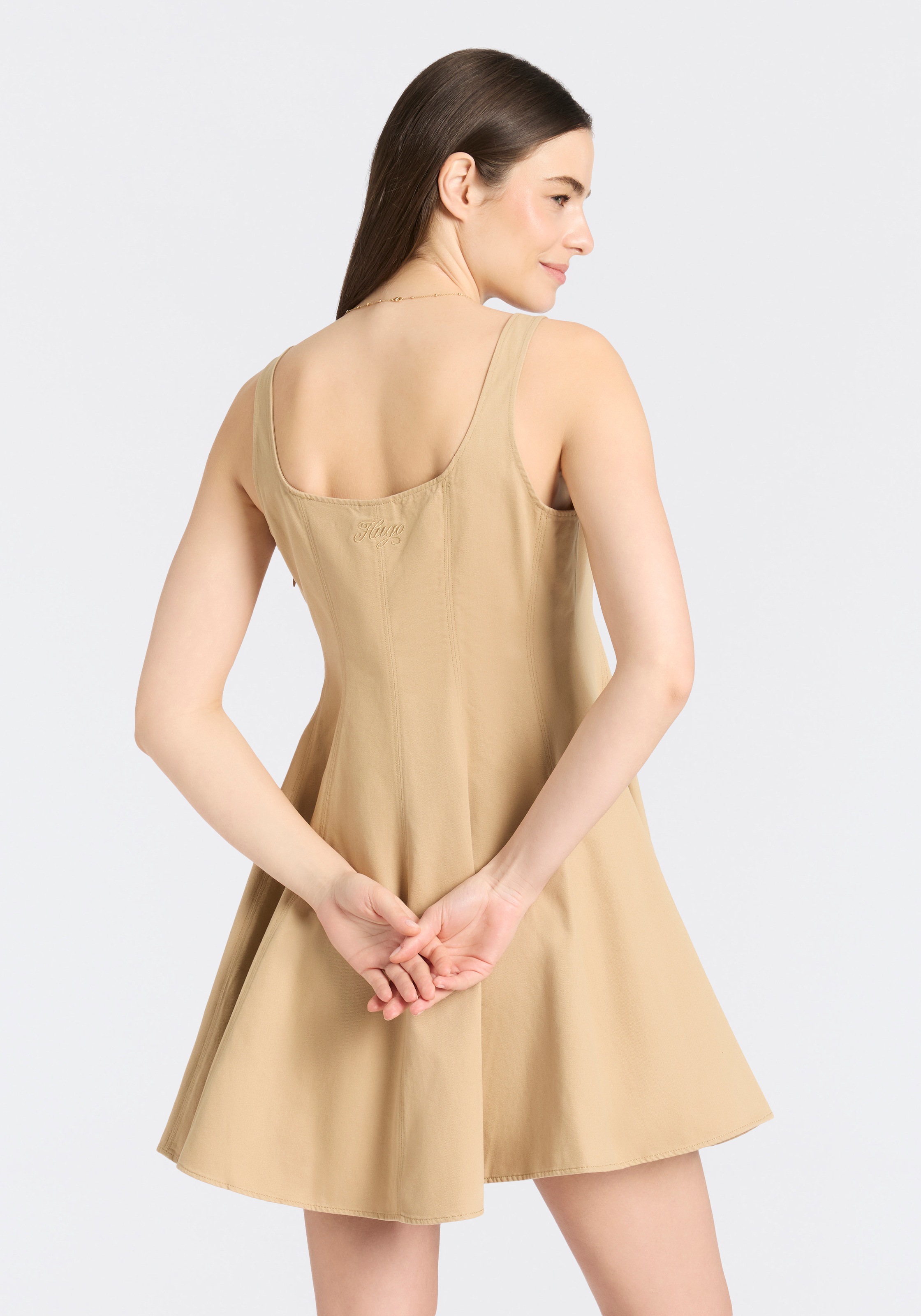 HUGO Blue Minikleid »Kademe« mit ausgestelltem Rockteil