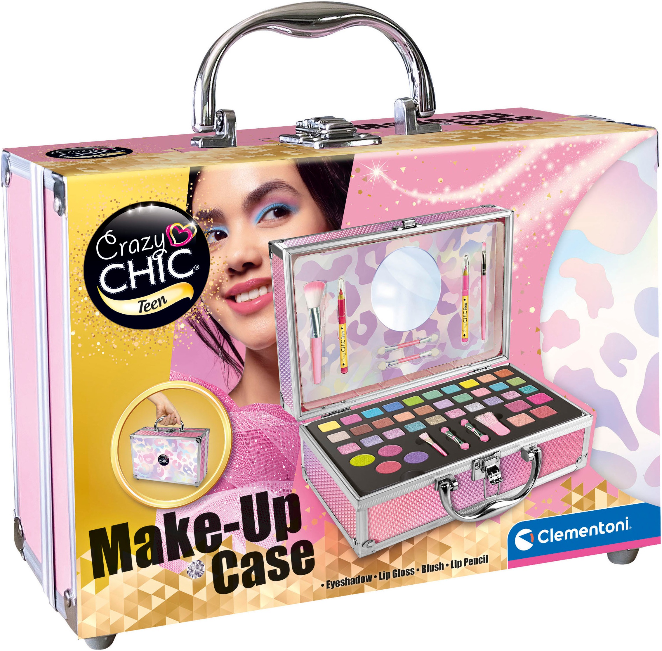 Clementoni® Kreativset »Crazy Chic, Make-up Koffer«, Made in Europe