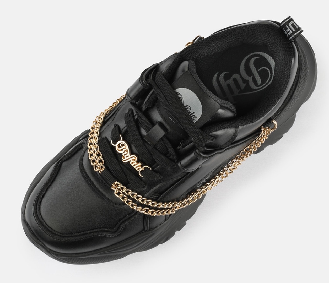 Buffalo Plateausneaker »Bliss Chain«  Halbschuh, Schnürschuh, Chunky Sneaker mit Zierkette