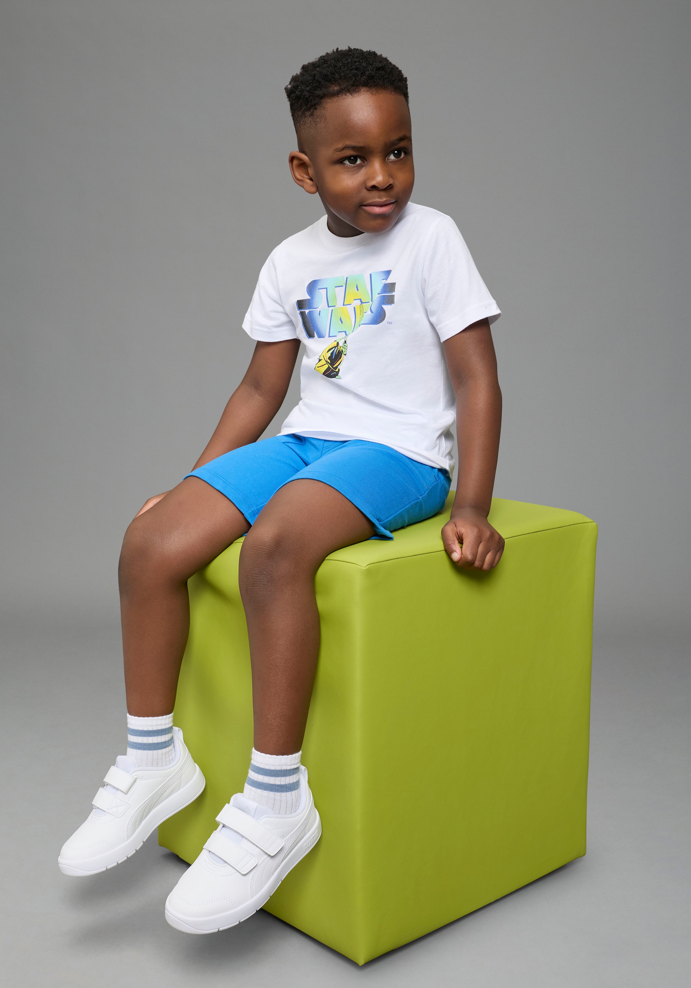 KIDSWORLD T-Shirt »STAR WARS: YODA - Disney Shirt« YODA Shirt, modischer Stil, Kurzarm, Basic Passform, aus Baumwolle