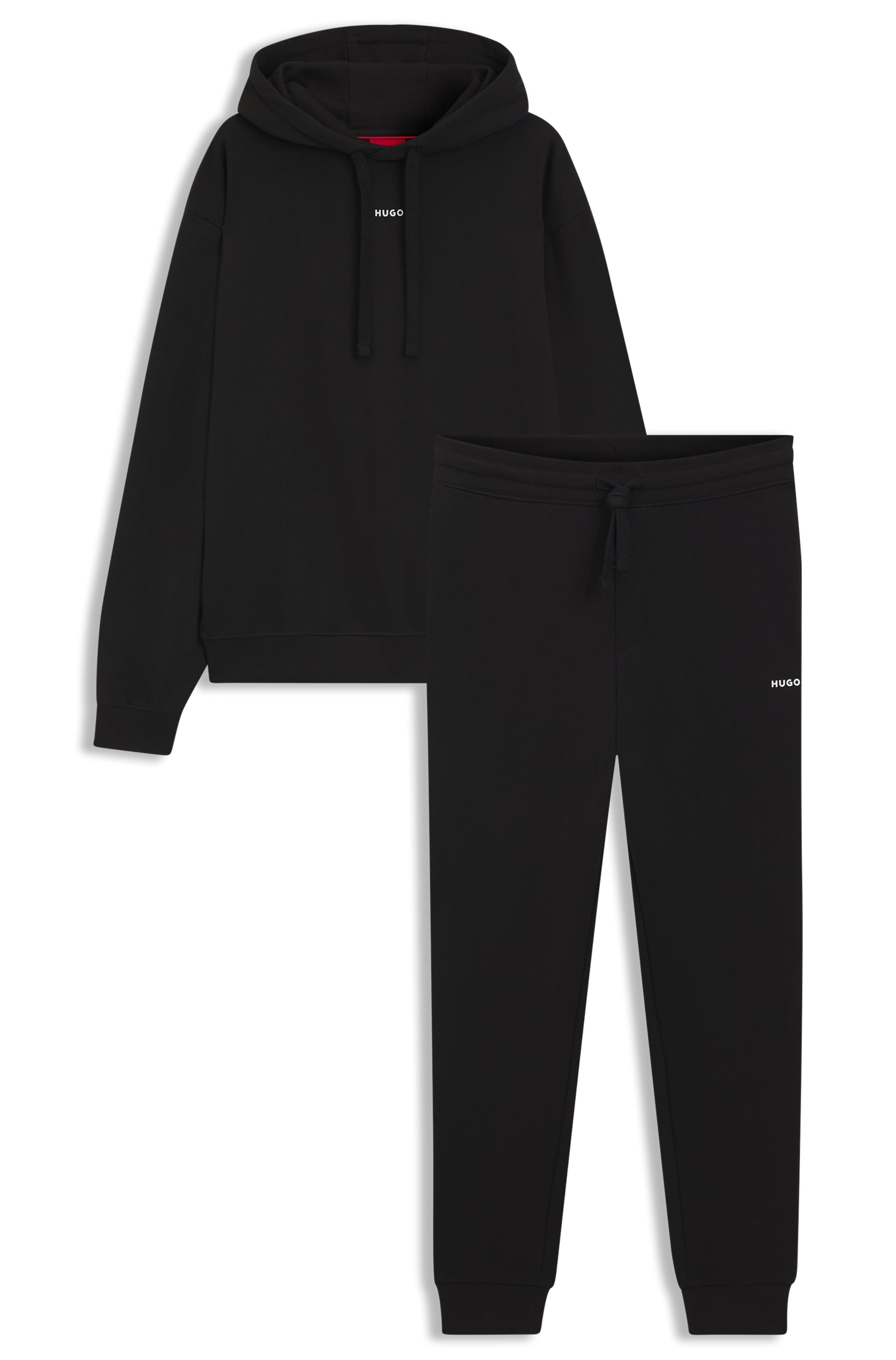 HUGO Jogginganzug »DapoDayote« Set, 2 Zweiteiliger Trainingsanzug Relaxed Fit, Kapuze mit Kordelzug