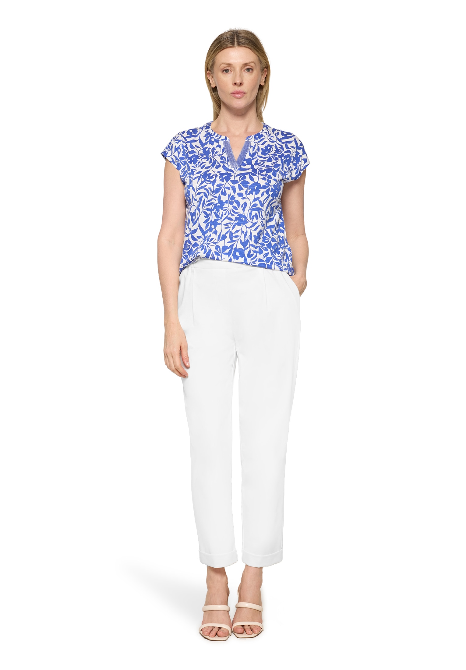 Betty Barclay Rundhalsshirt »Casual-Shirt mit Bluseneinsatz«