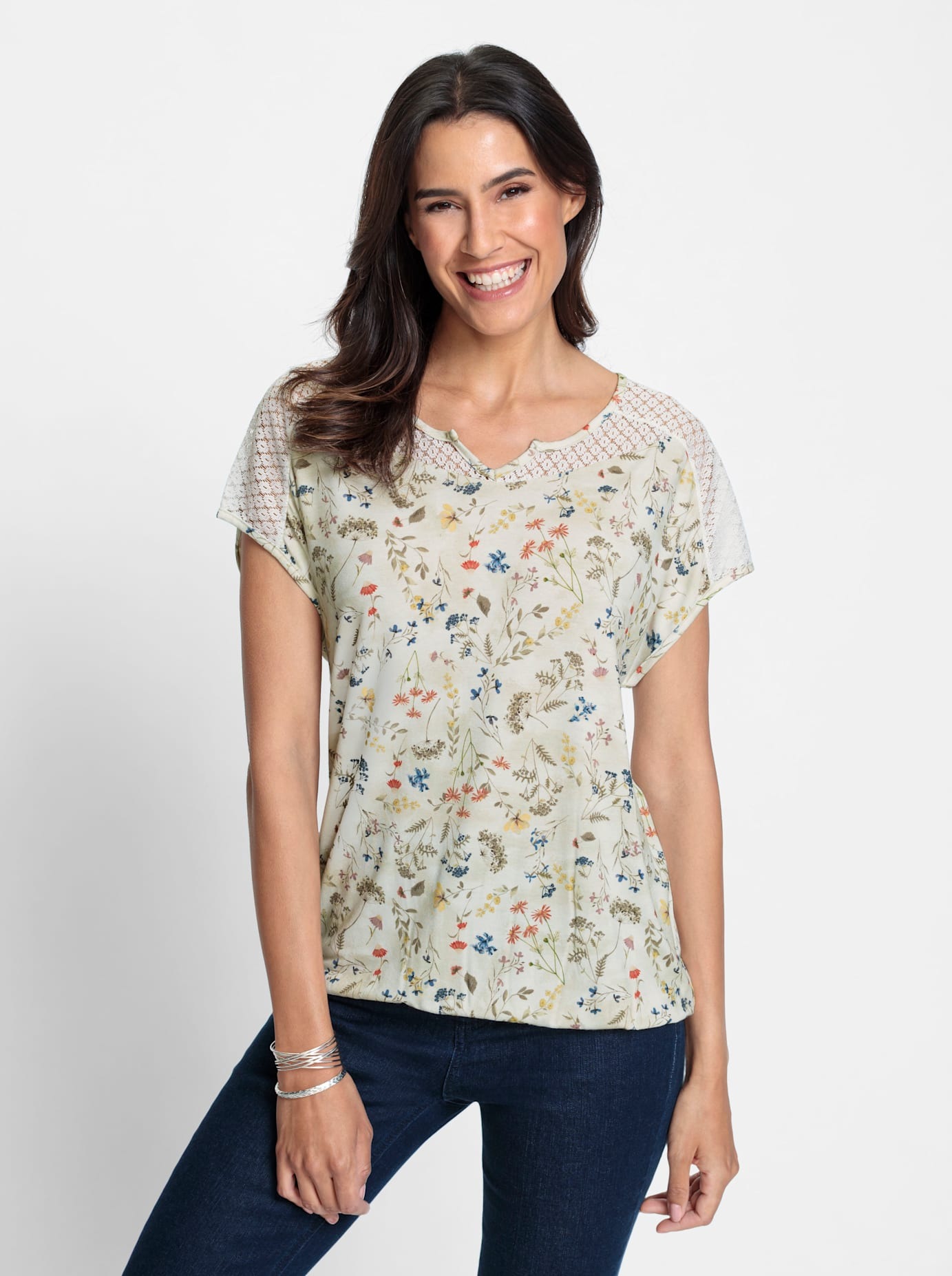 Inspirationen Print-Shirt »Shirt«, (1 tlg.)