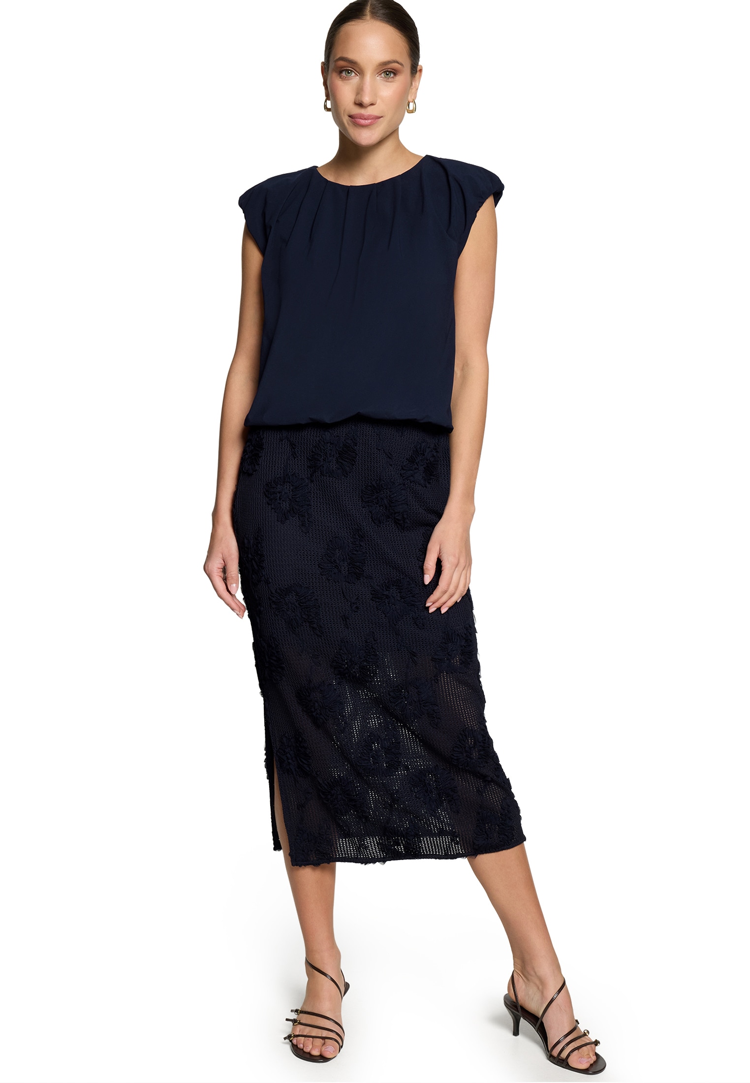 Zero Shirttop »Blusenshirt. mit Rundhalsausschnitt«
