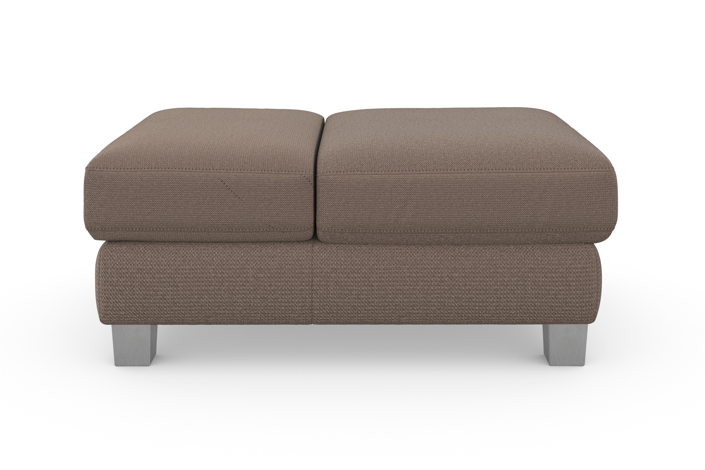 sit&more Polsterhocker »Dundee« mit Klappfunktion, Federkern und hochwertigen Edelstahlfüßen