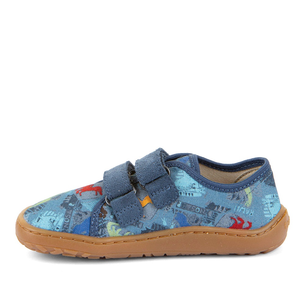 froddo® Barfußschuh »BAREFOOT CANVAS«  Sneaker, Klettschuh mit Baumwollfutter, Klett-Hausschuh