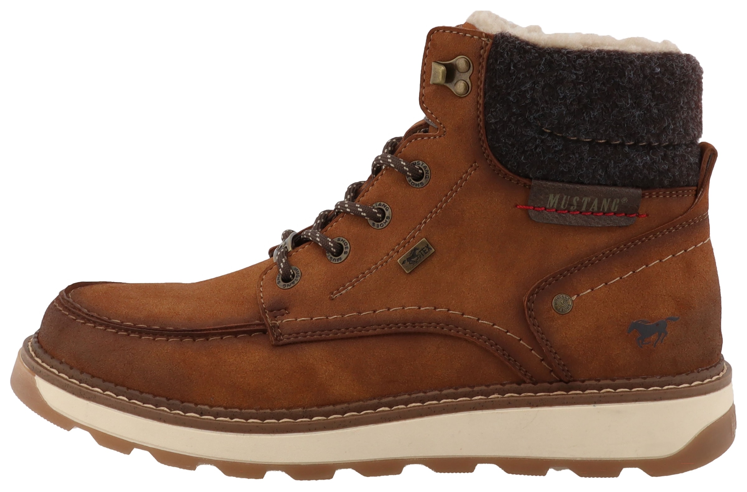 Mustang Shoes Winterstiefelette »Elio«  Schnürstiefelette, Winterstiefelette mit Warmfutter