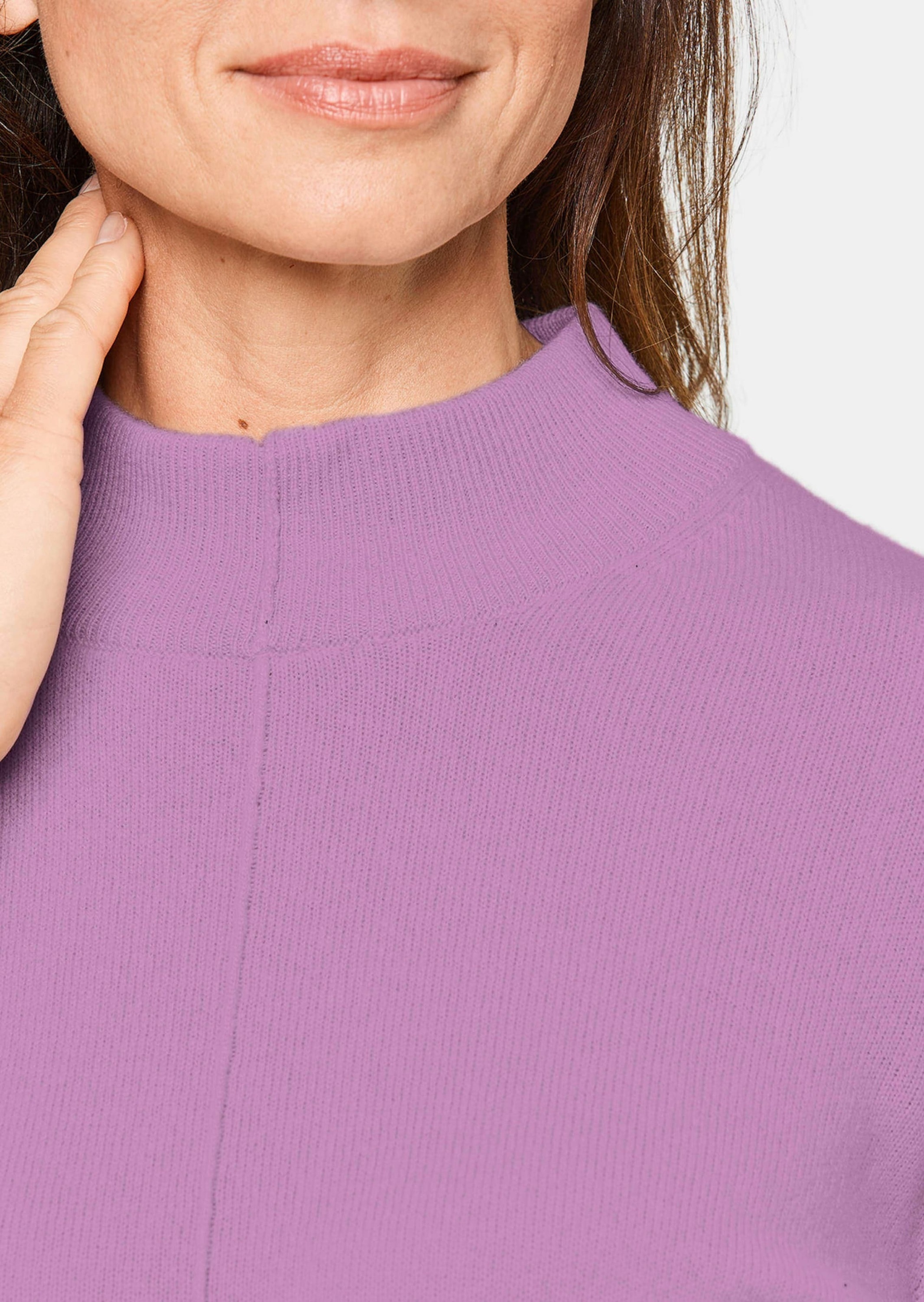 GOLDNER Strickpullover »Kurzgröße Kuschelweicher Kaschmirpullover mit Kragen«