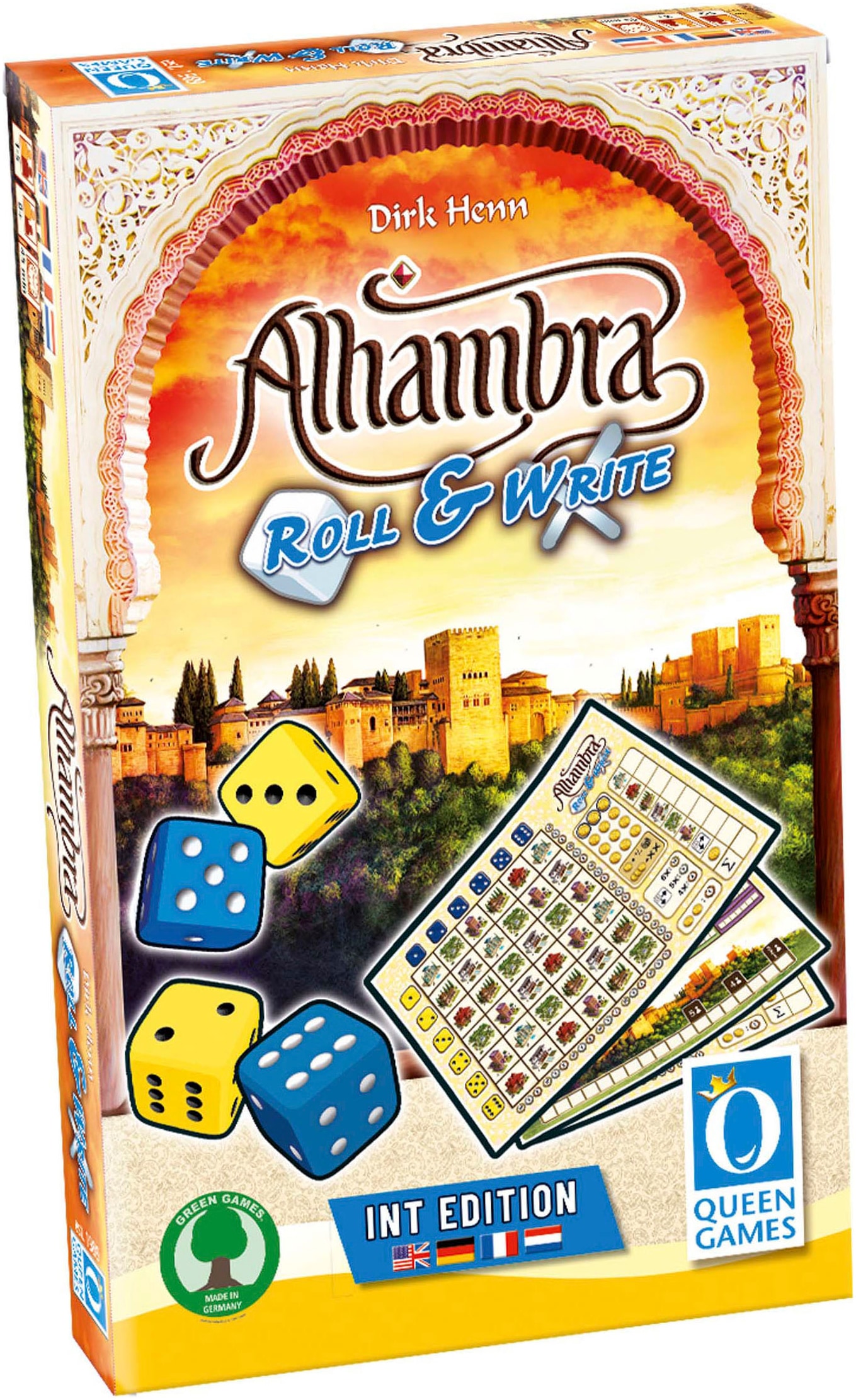 Spiel »Alhambra Roll & Write«, Made in Europe