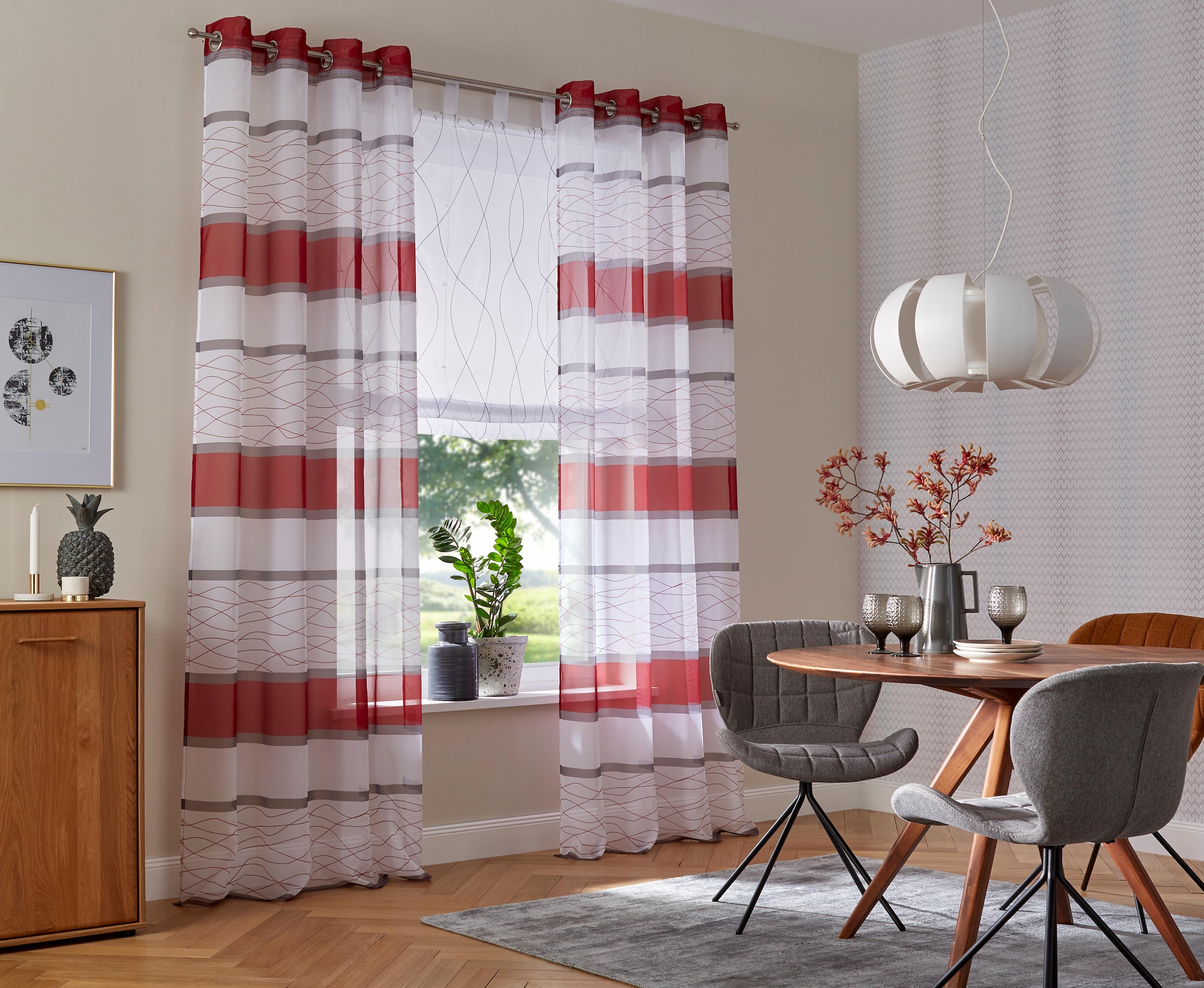 Vorhang, Gardine home (2 OTTO transparent Fertiggardine, my bei St.), »Jay«,