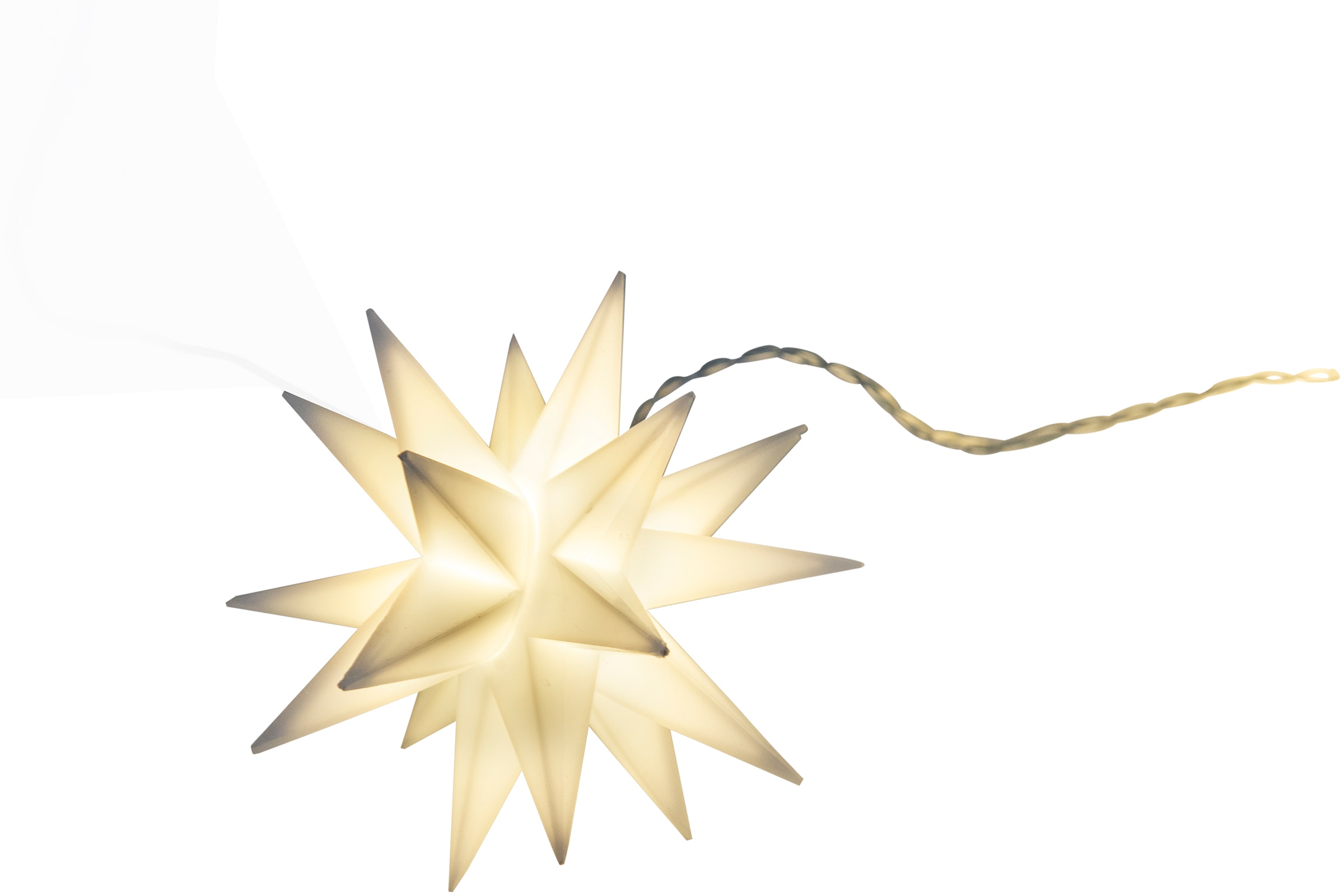 LED-Lichterkette »LED-Weihnachtslichterkette 3D-Sterne,Weihnachtsdeko aussen«, 3D-Stern