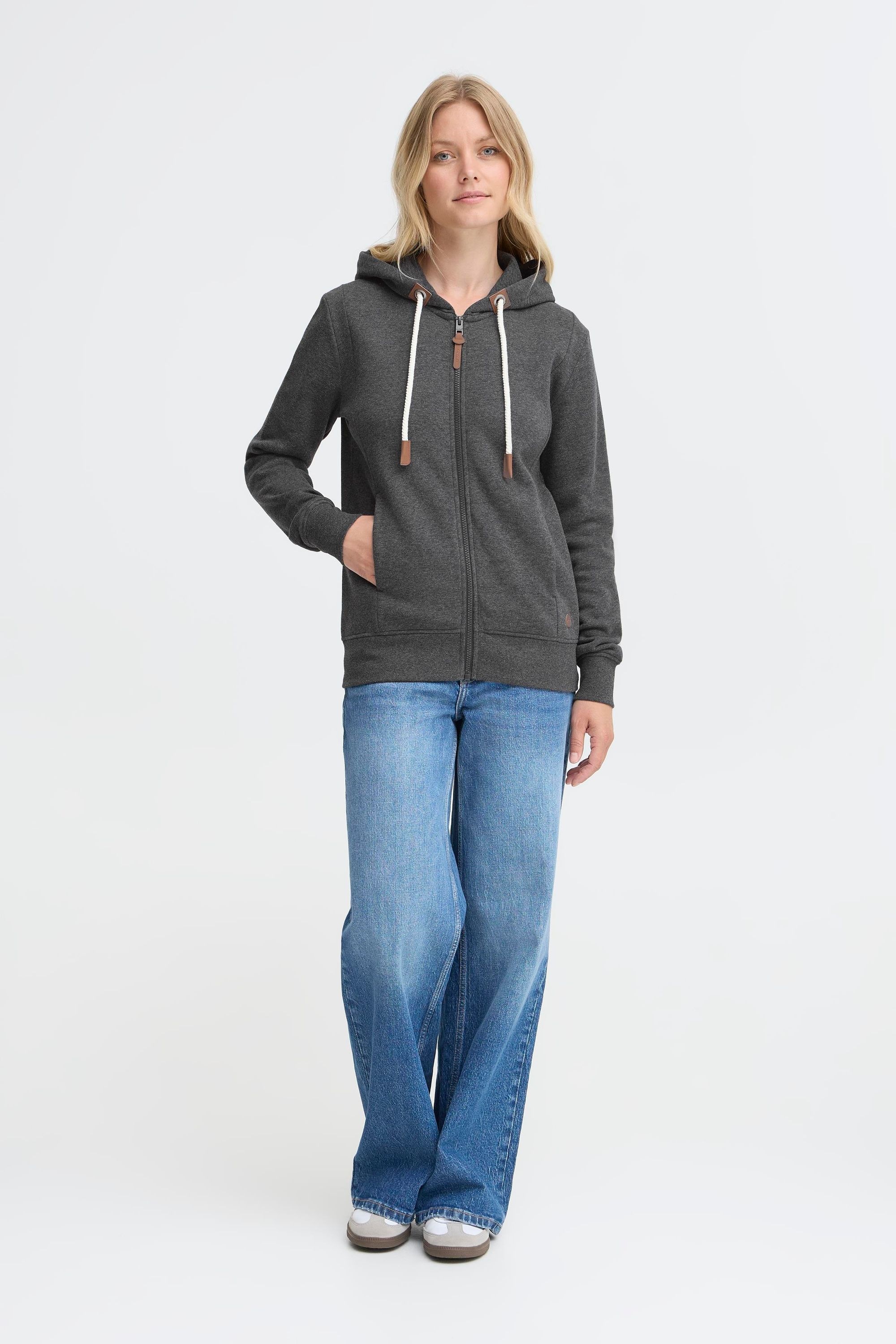 OXMO Kapuzensweatjacke »Kapuzenfleecejacke OXMILLE«