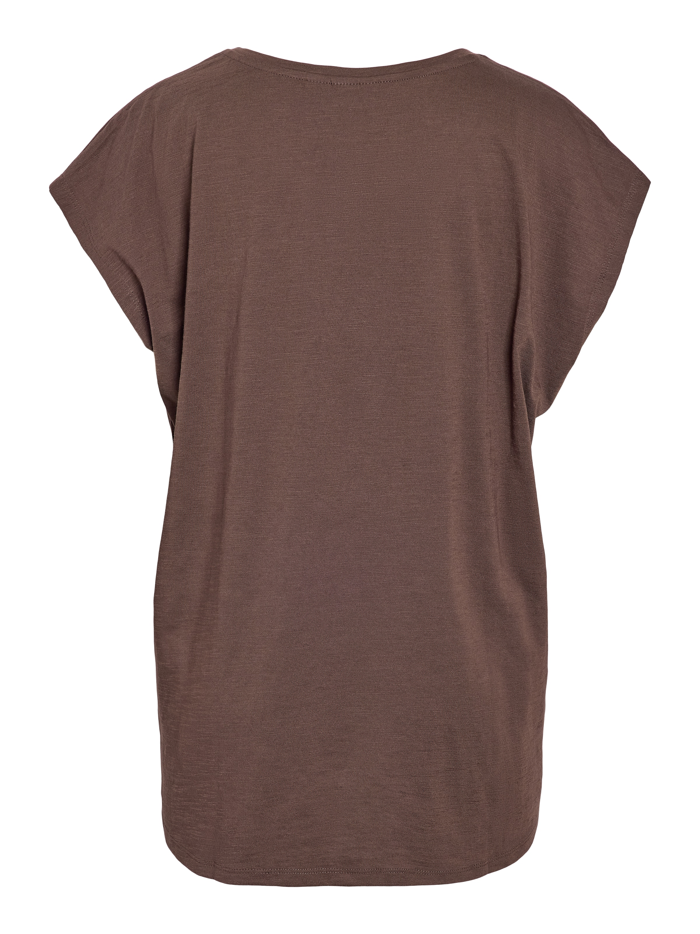 Noisy may Kurzarmshirt »NMMATHILDE S/S LOOSE LONG TOP NOOS« Baumwollmischung, relaxed fit