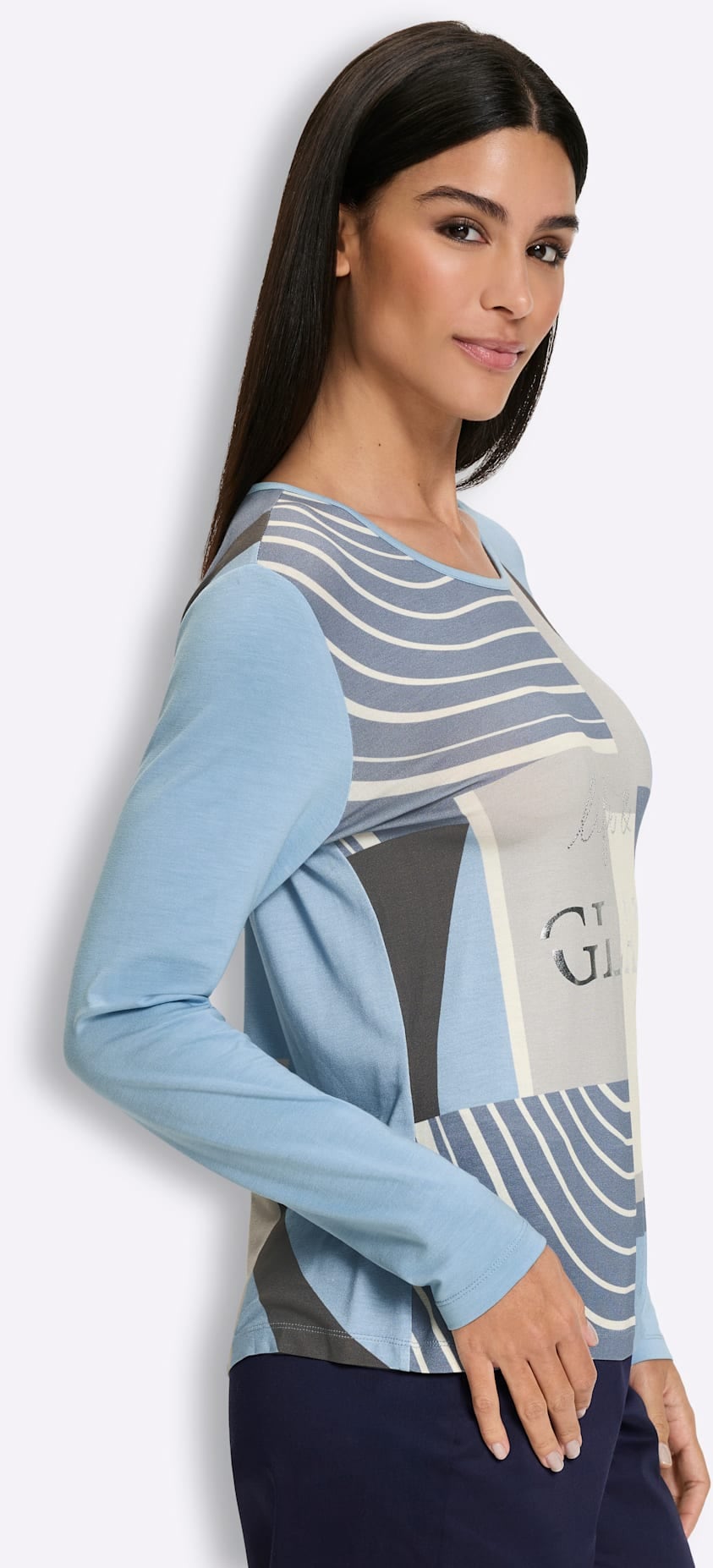 heine Langarmshirt »Druck-Shirt« 1