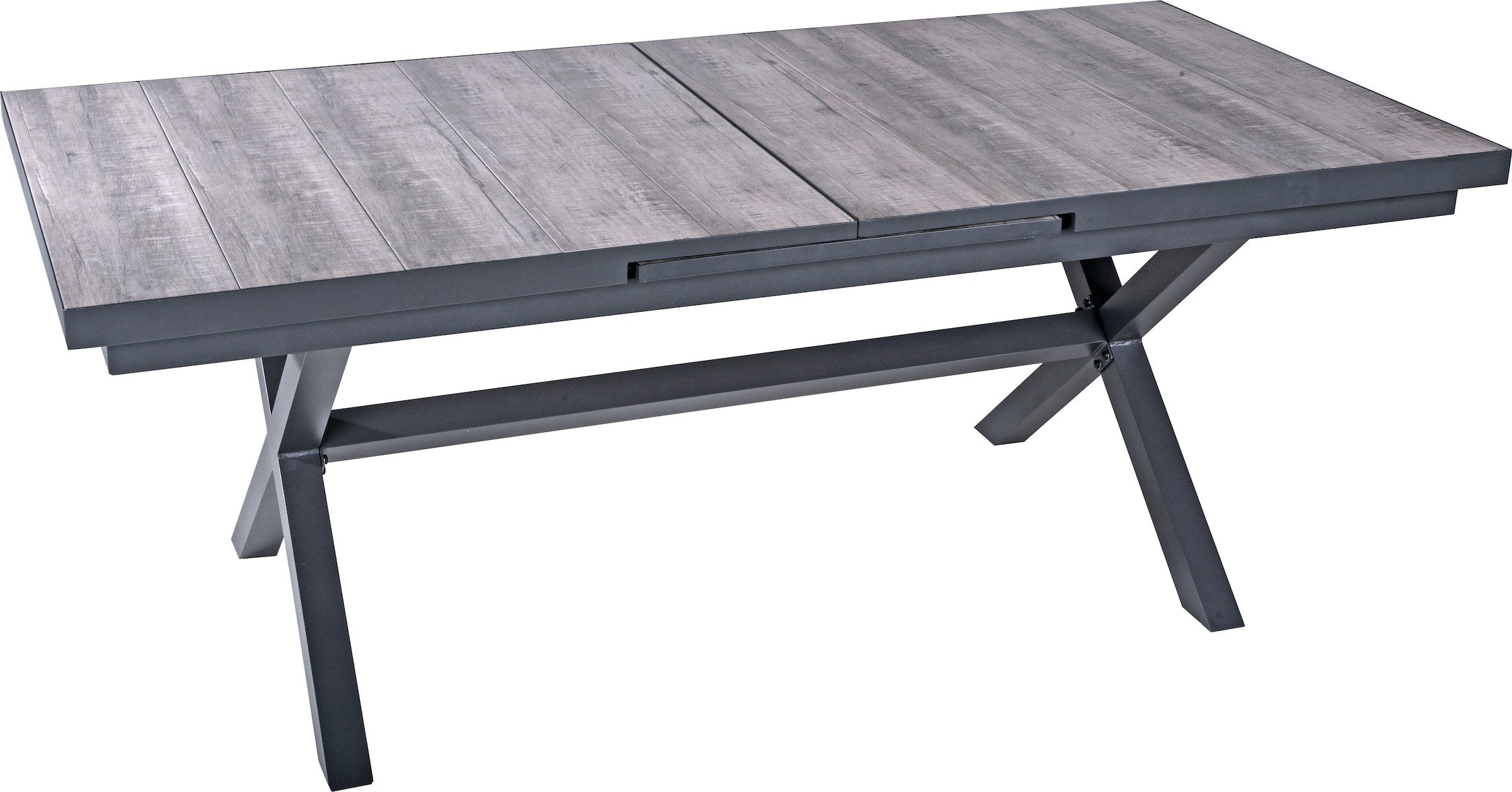 Garden Pleasure Garten-Essgruppe », Tischgruppe »RANA/DAVINA Set 03«« Set, 7 Stk. tlg. 6 Stühle (stapelbar), 1x Ausziehtisch LxB: 200-260 x100 cm