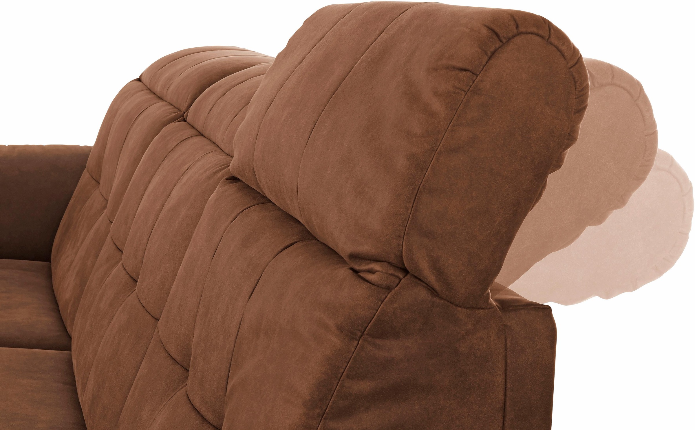 Places of Style Ecksofa »Manhattan L-Form«, 2 Sitze mit elektrischer Relaxfunktion, verstellbare Armlehnen