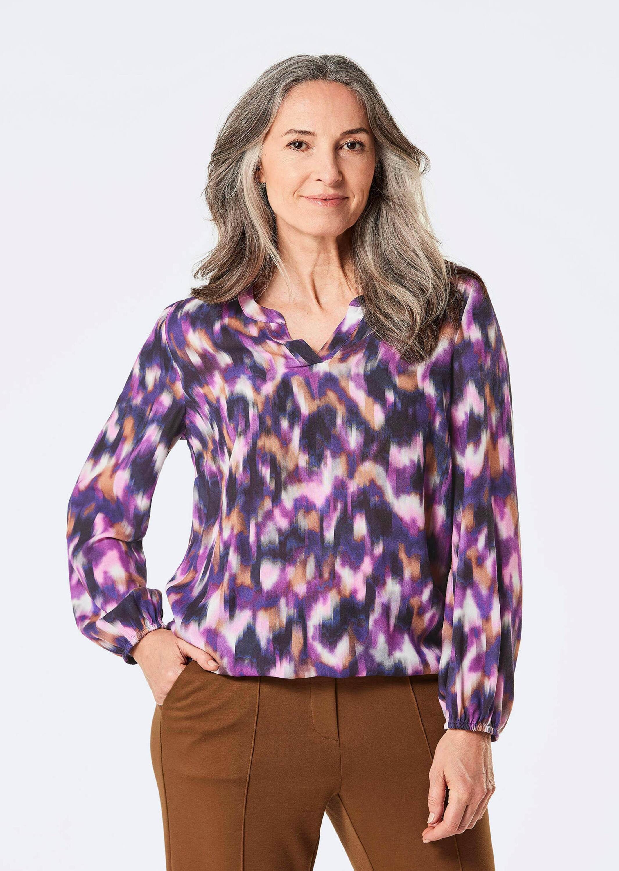GOLDNER Klassische Bluse »Kurzgröße Bluse«