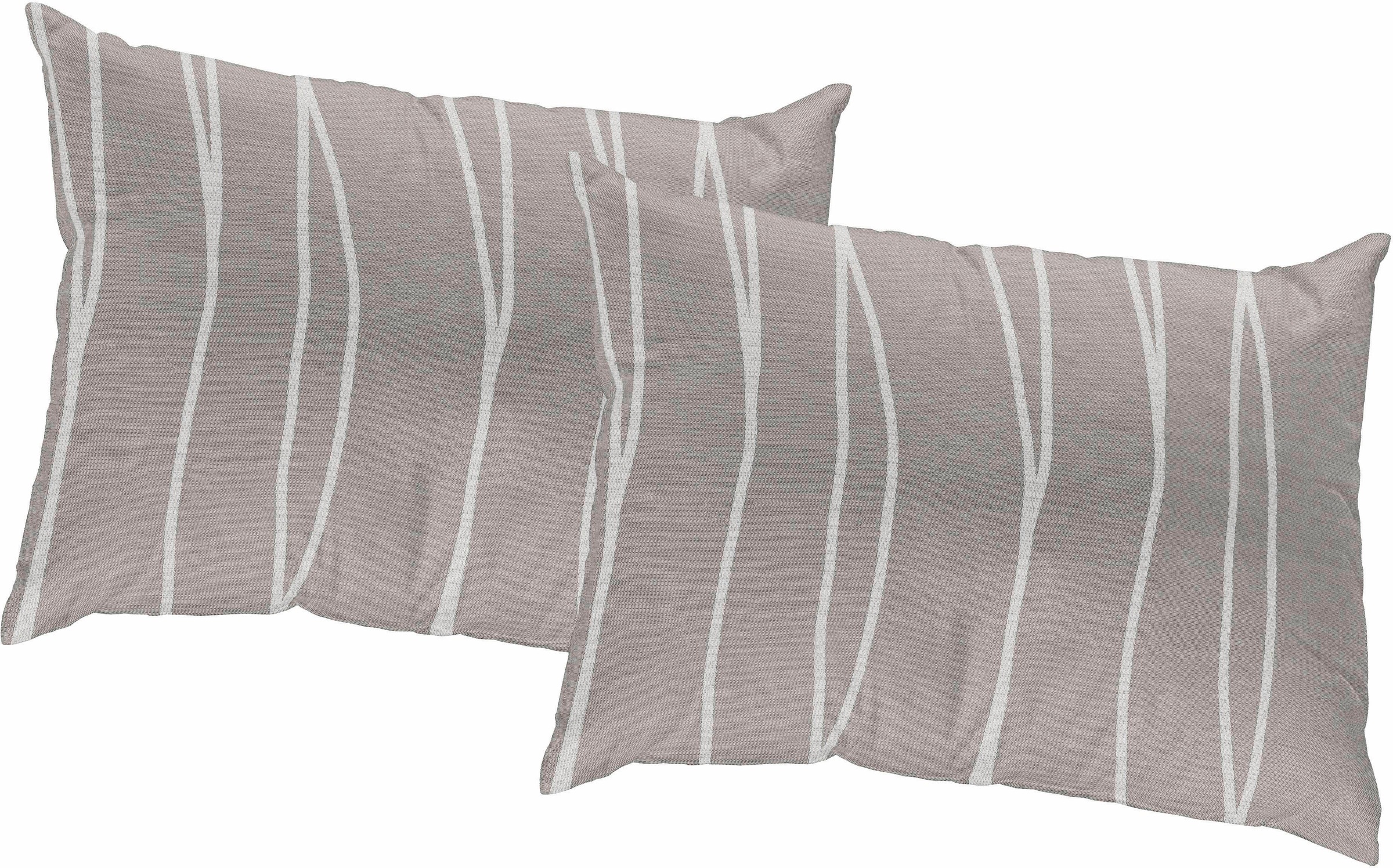 Wirth Dekokissen »DALLAS« Kissenhülle ohne Füllung, 2 Stück