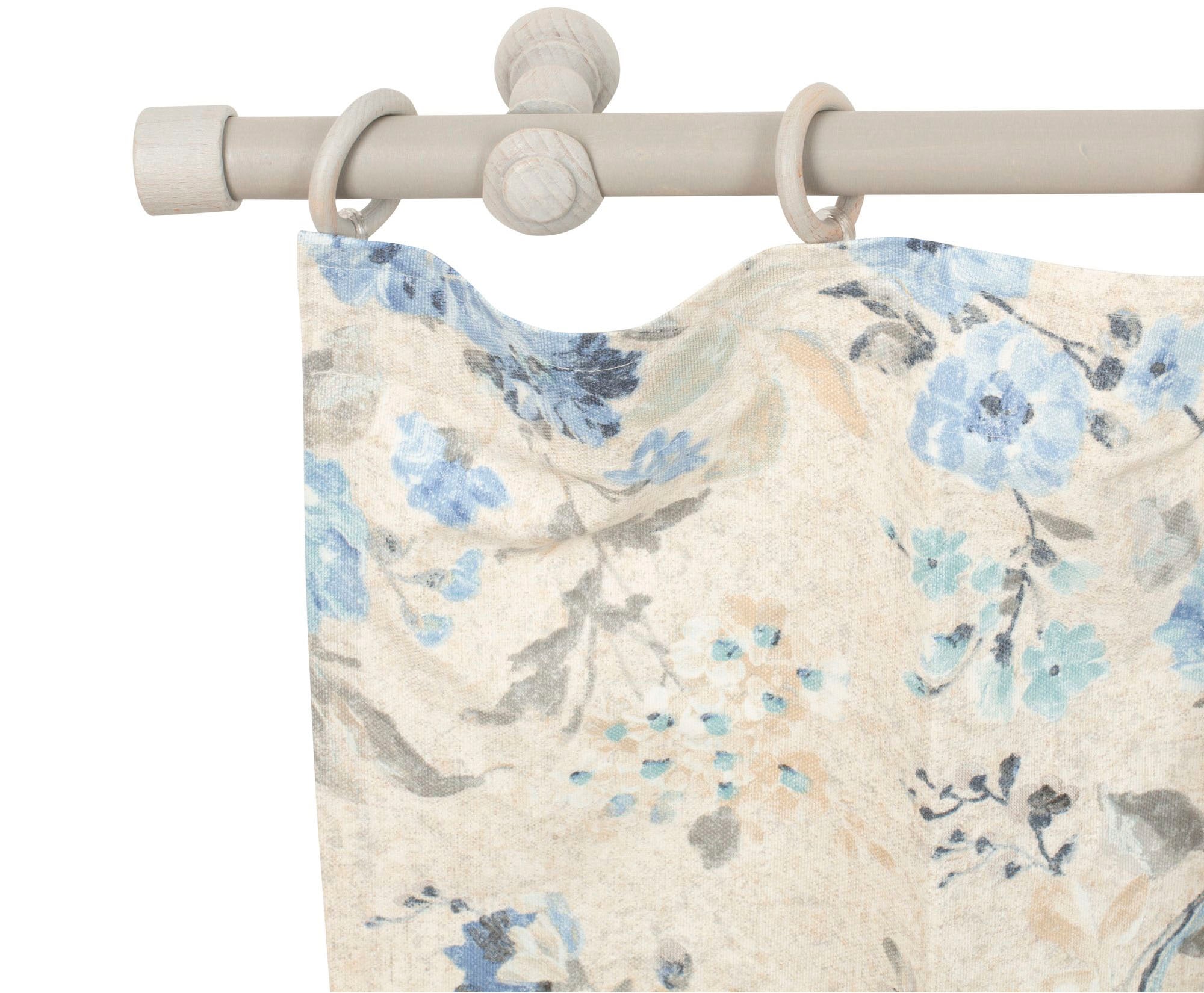 SN DECO GROUP Gardinenstange »Cafiro« 1 läufig-läufig Fixmaß 28 mm, Holz, verschiedene Längen und Farben, Komplettset