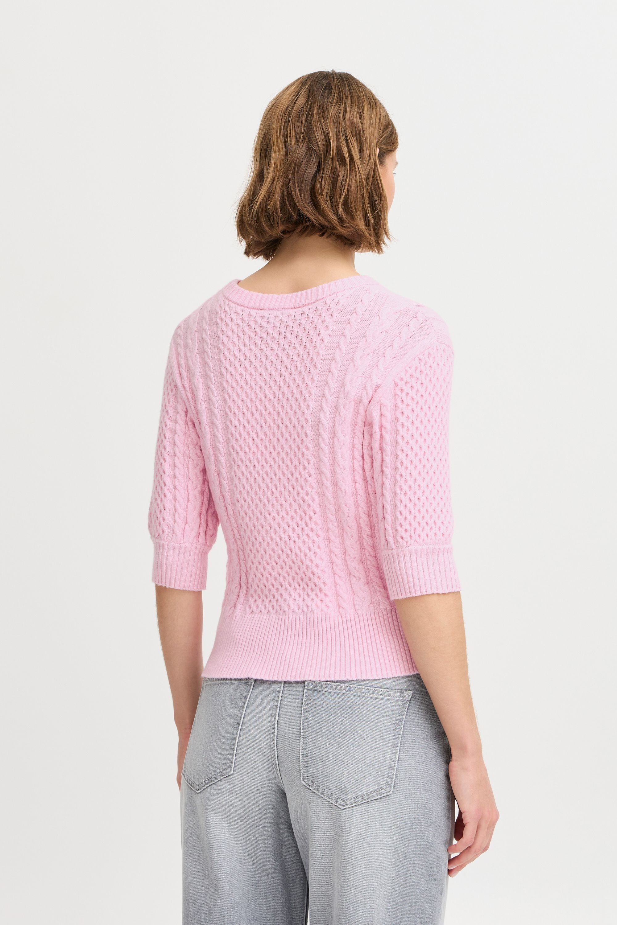 b.young Strickfleece-Pullover »Strickpullover BYNIBE SS JUMPER -«