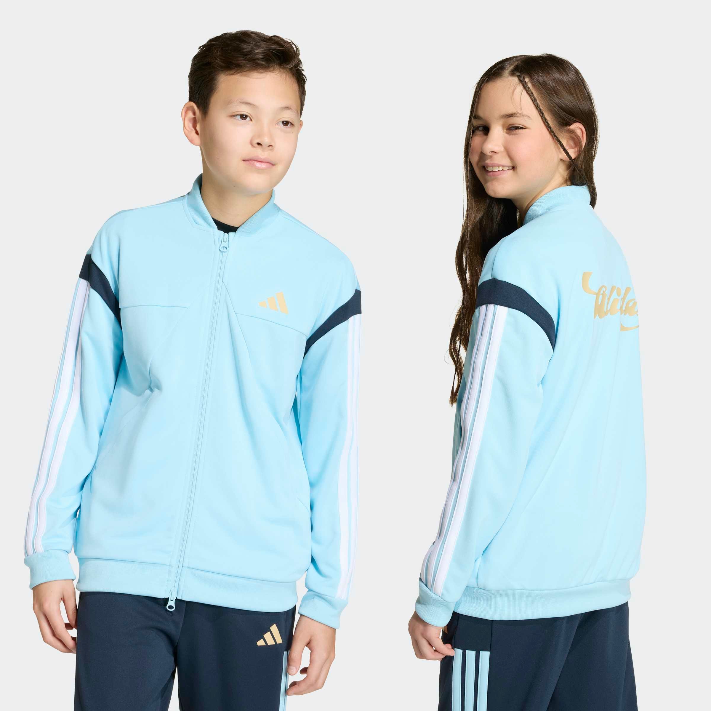 adidas Sportswear Trainingsjacke »J HOT« für Kinder, mit Reißverschluss, aus Polyester