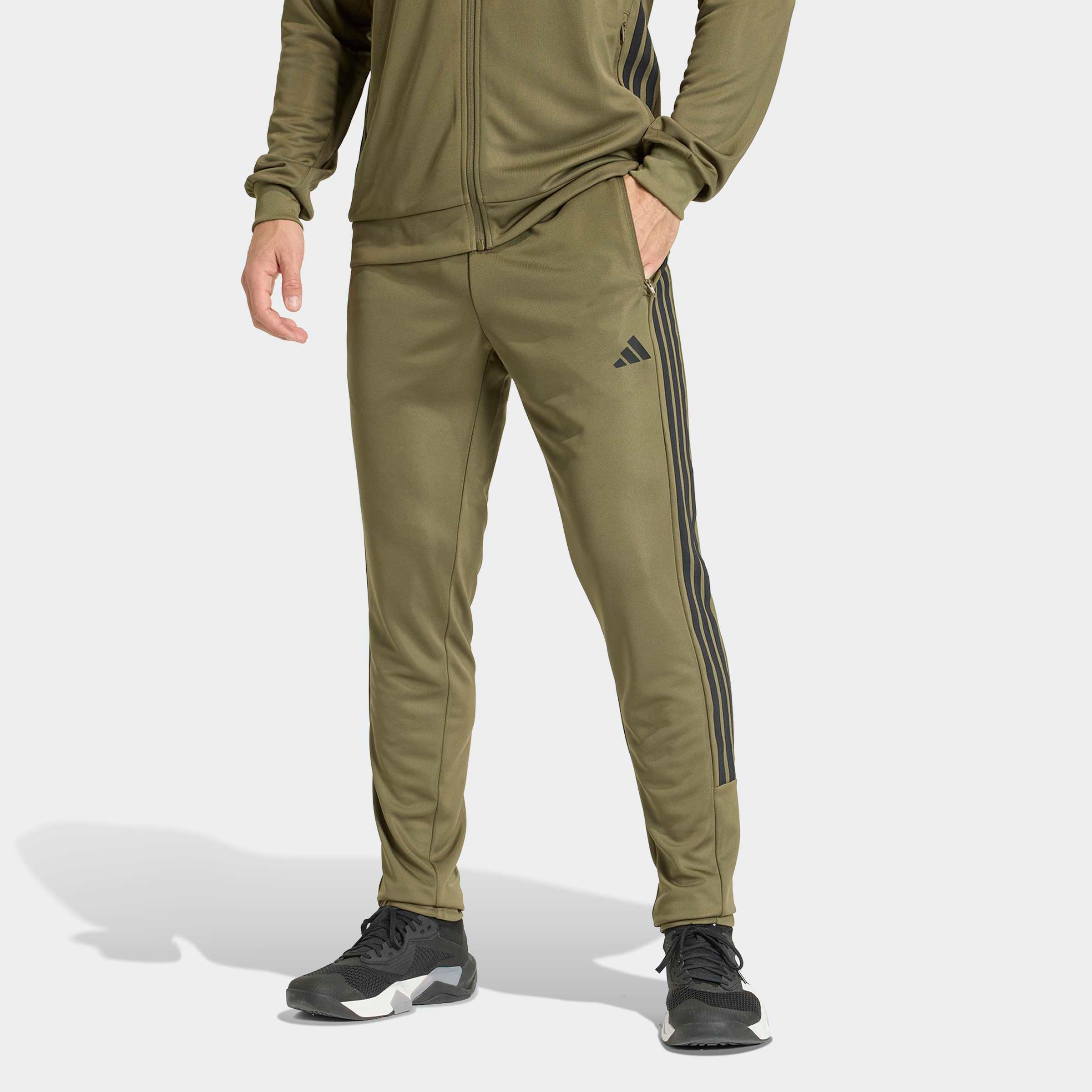 adidas Performance Sporthose »WORKOUT ESSENTIALS ALL-SET 3-STREIFEN AUS GEWIRKTEM MATERIAL«  Trainingshose, Climacool, reguläre Passform