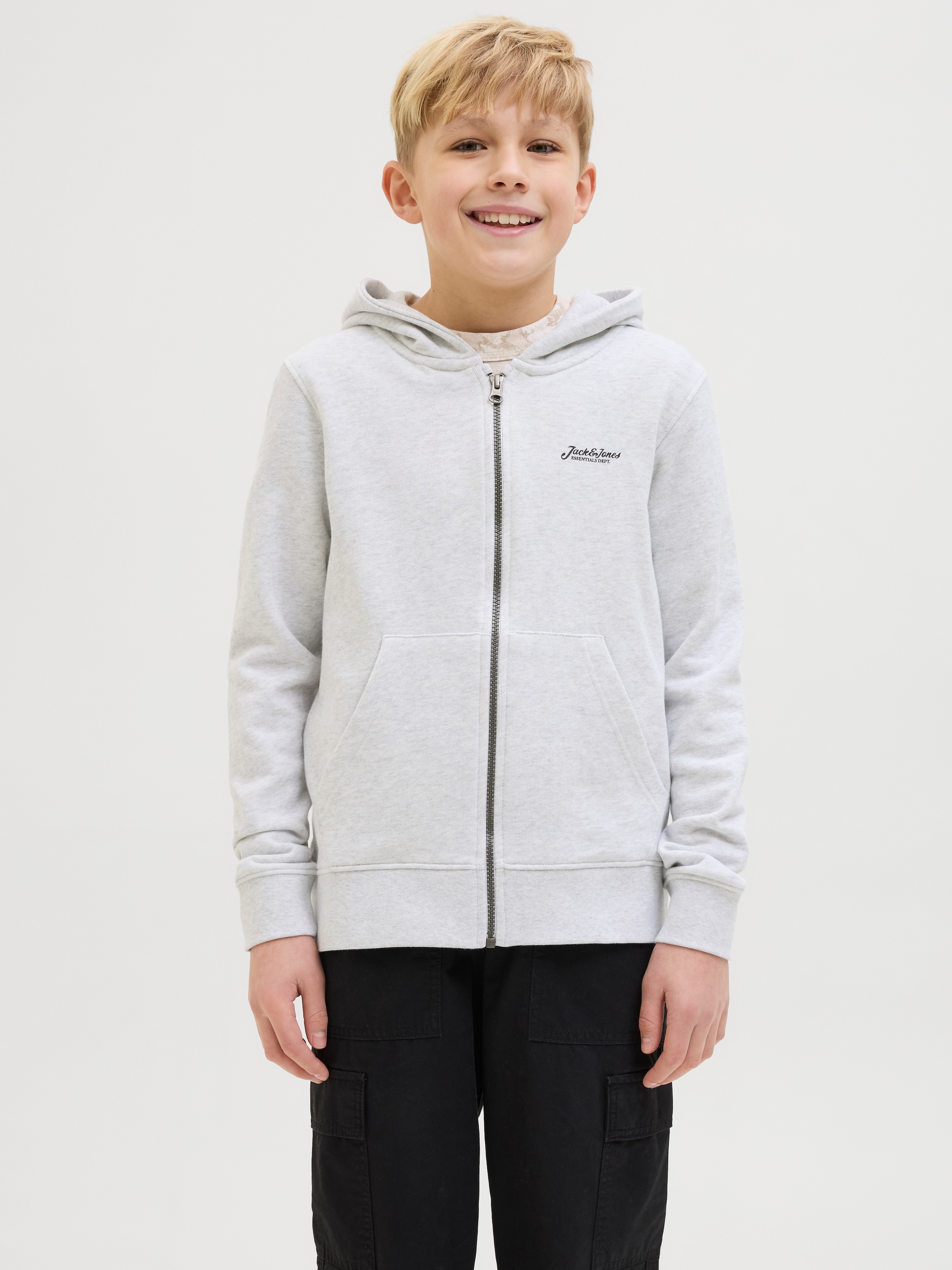 Jack & Jones Junior Kapuzensweatshirt »JJBEAU SWEAT ZIP HOOD JNR«