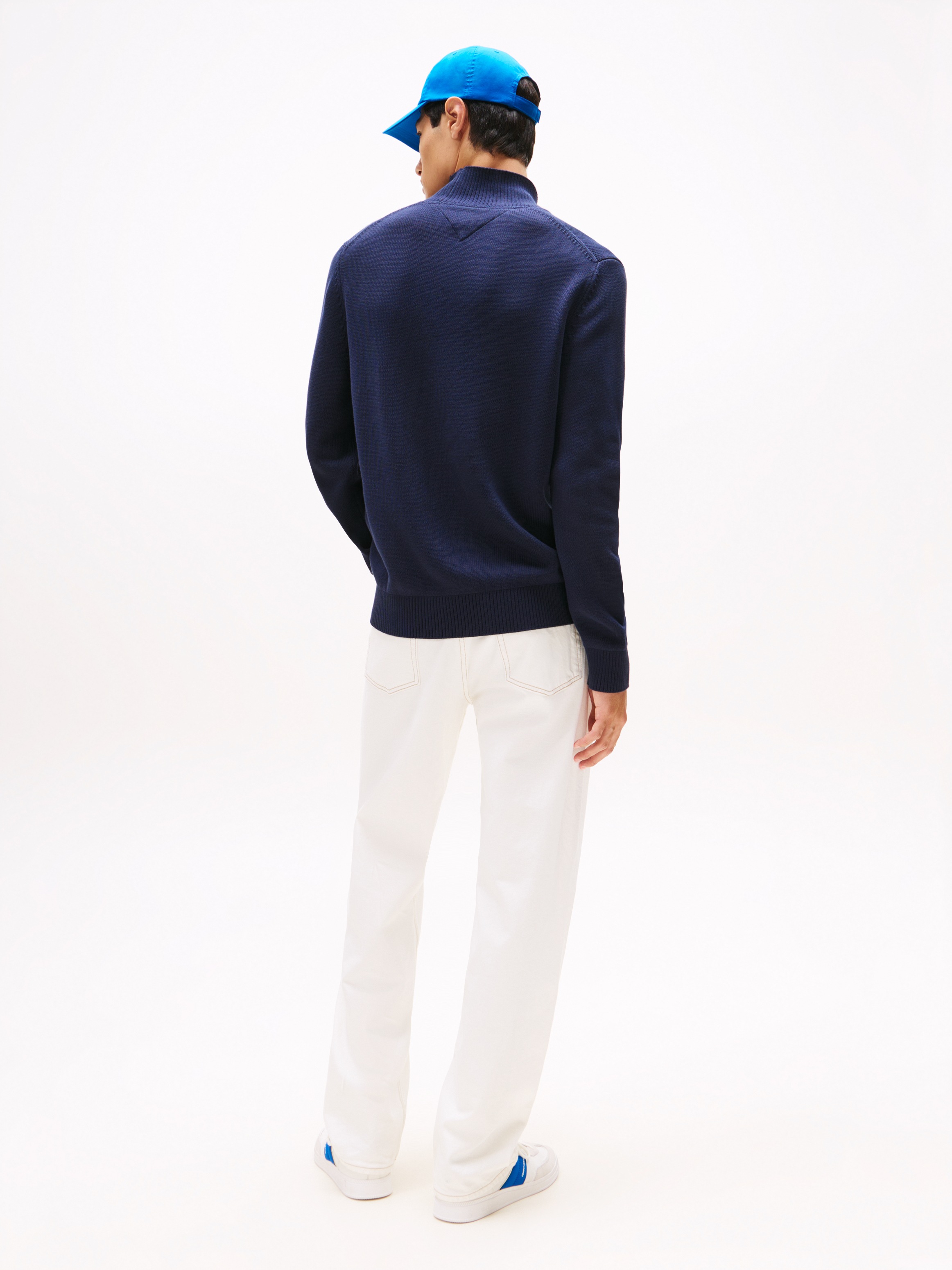 Tommy Jeans Rollkragenpullover »TJM SLIM FIT ROLL NECK«, mit Mock Neck, Strickpullover 100% Baumwolle Pflegeleicht