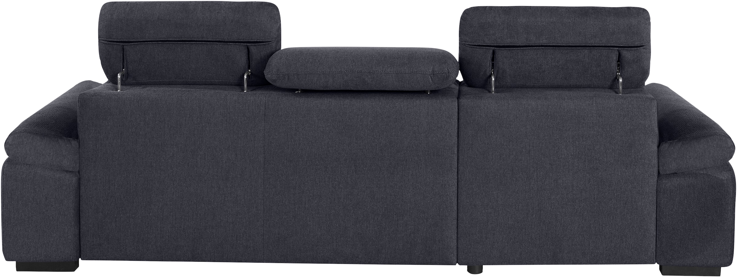 COTTA Ecksofa »Lola L-Form mit Kopfteilfunktion & Hocker«, (Set, mit Hocker), wahlweise mit Bettfunktion, Bettkasten & Armteilverstellung