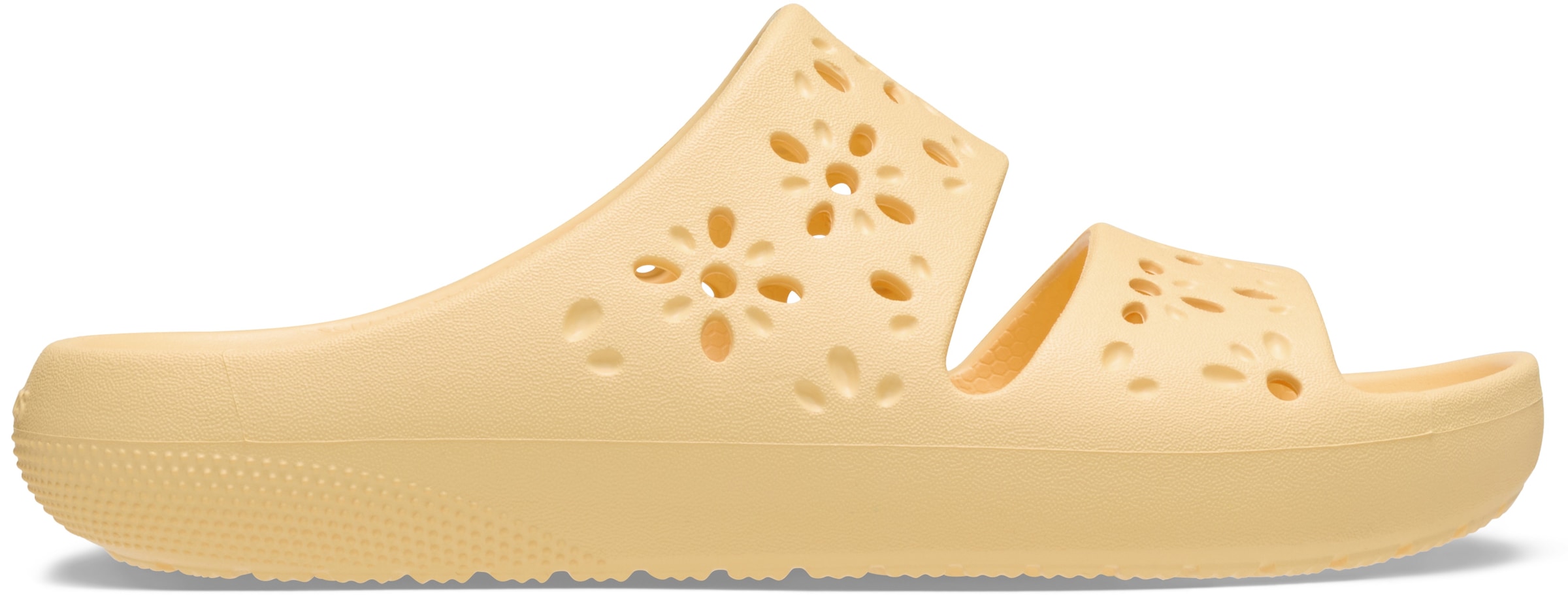 Crocs Badepantolette »Classic Floral Cut Out Sandal«, Sandale, Sommerschuh, Pool Slides mit genoppter Innensohle
