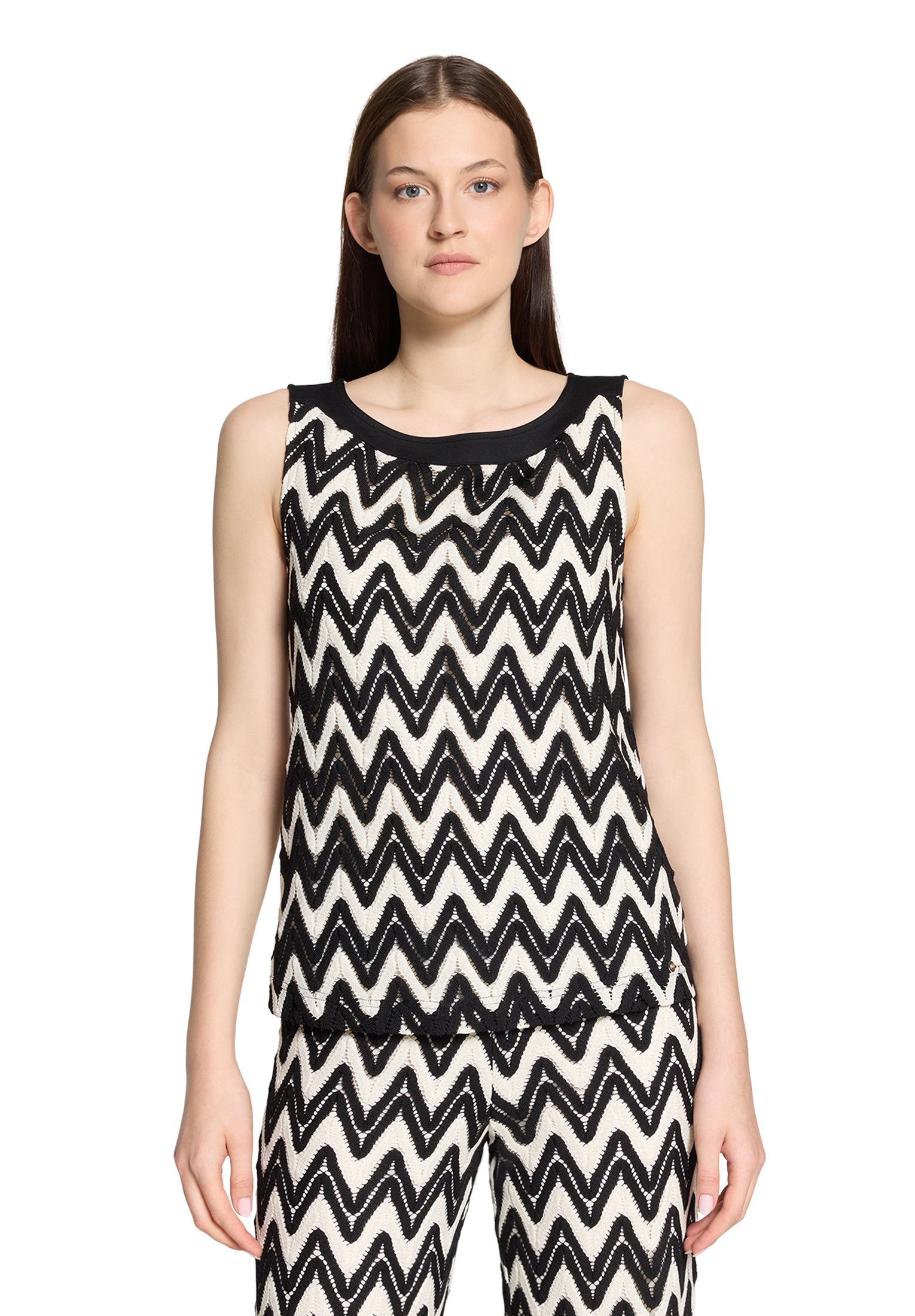 Betty&Co Shirttop »Strukturshirt ohne Arm«