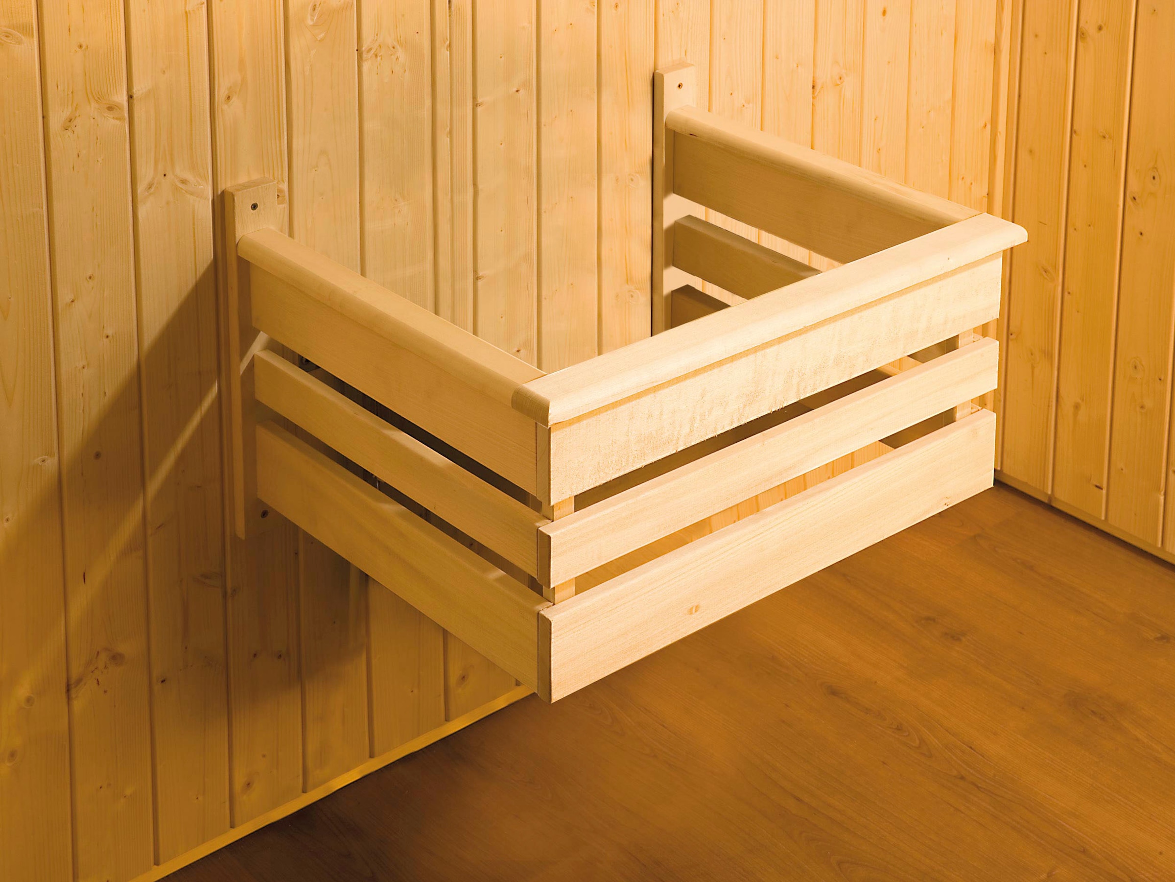 weka Sauna »Kemi« Set,  7,5 kW-Ofen mit digitaler Steuerung