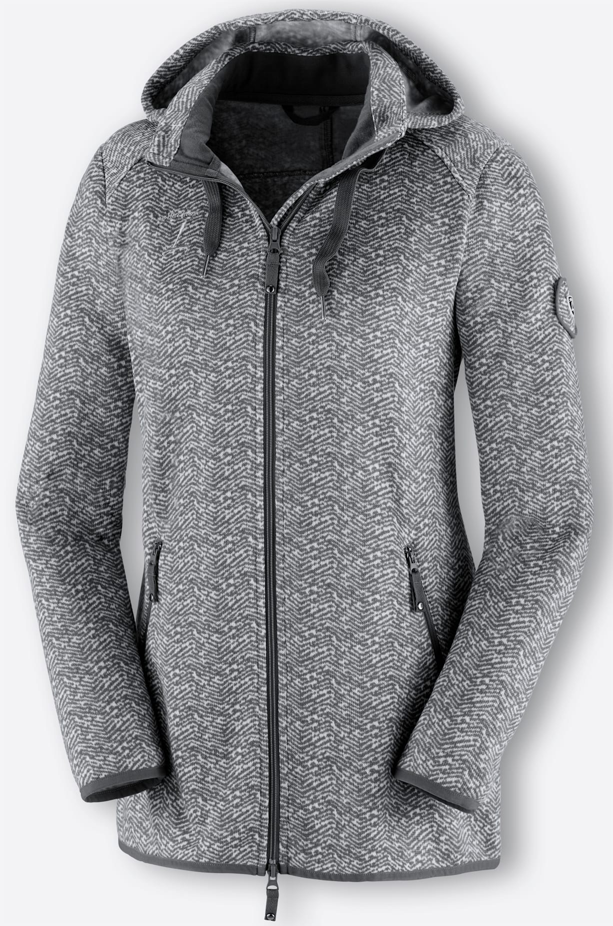 Casual Looks Kapuzenfleecejacke